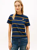 Logo Embroidery Jersey Crew Neck T-Shirt