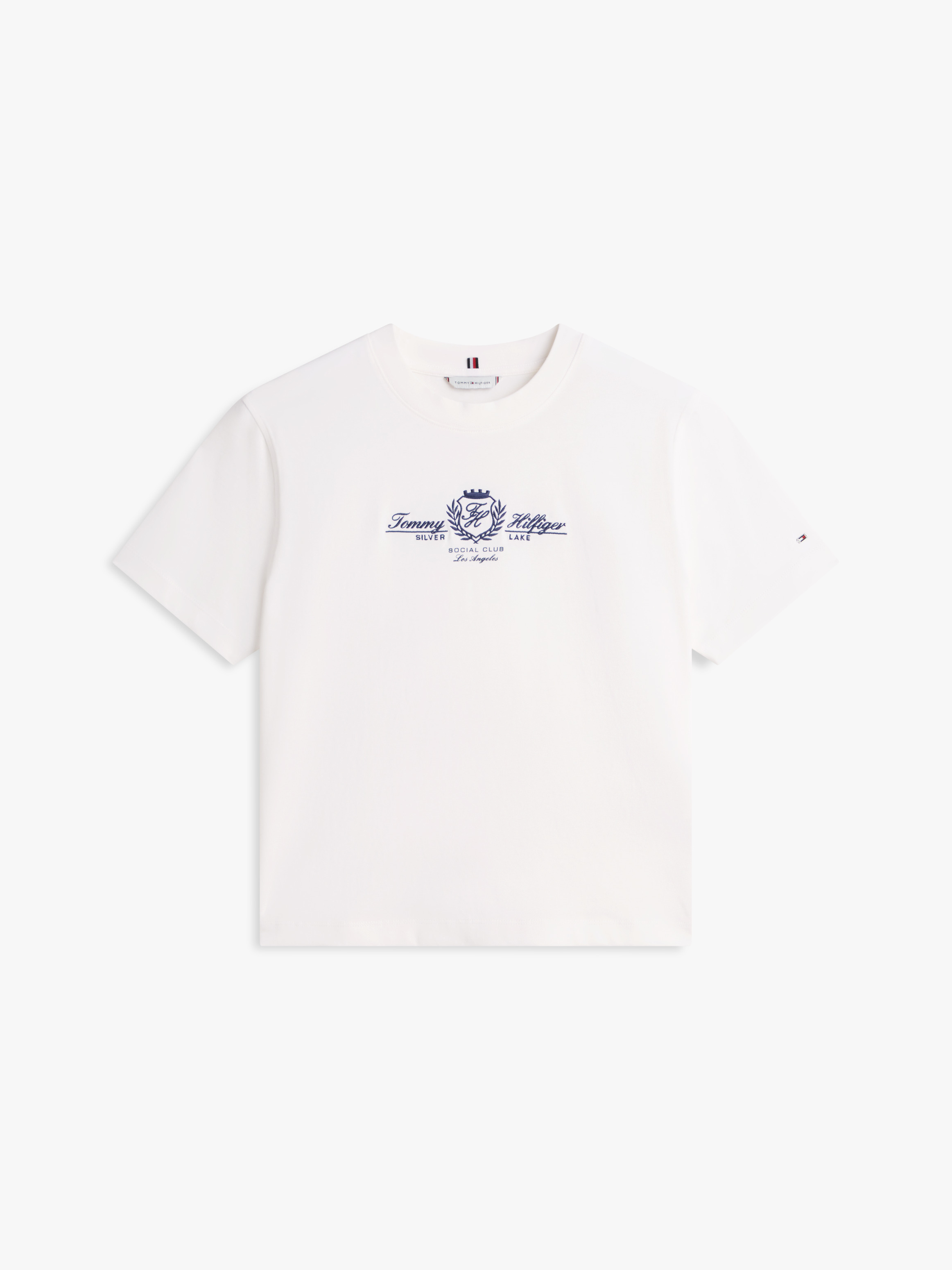 Crest Logo Embroidery Relaxed T-Shirt | T-Shirts | Tommy Hilfiger