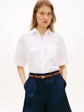 Relaxed Fit Pure Linen Short Sleeve Shirt