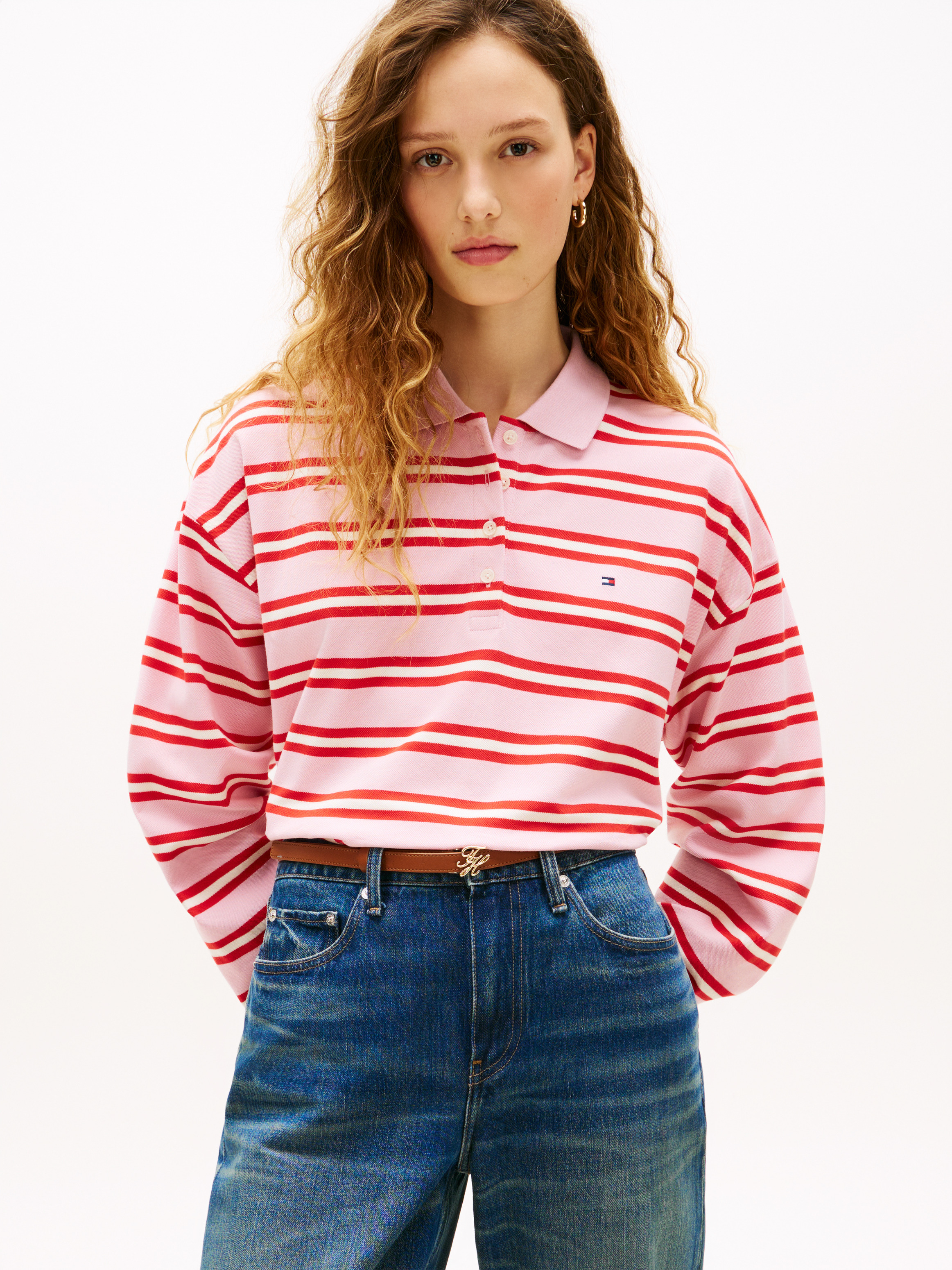 PREPPY STRIPE BONITA PINK FIREWORKS