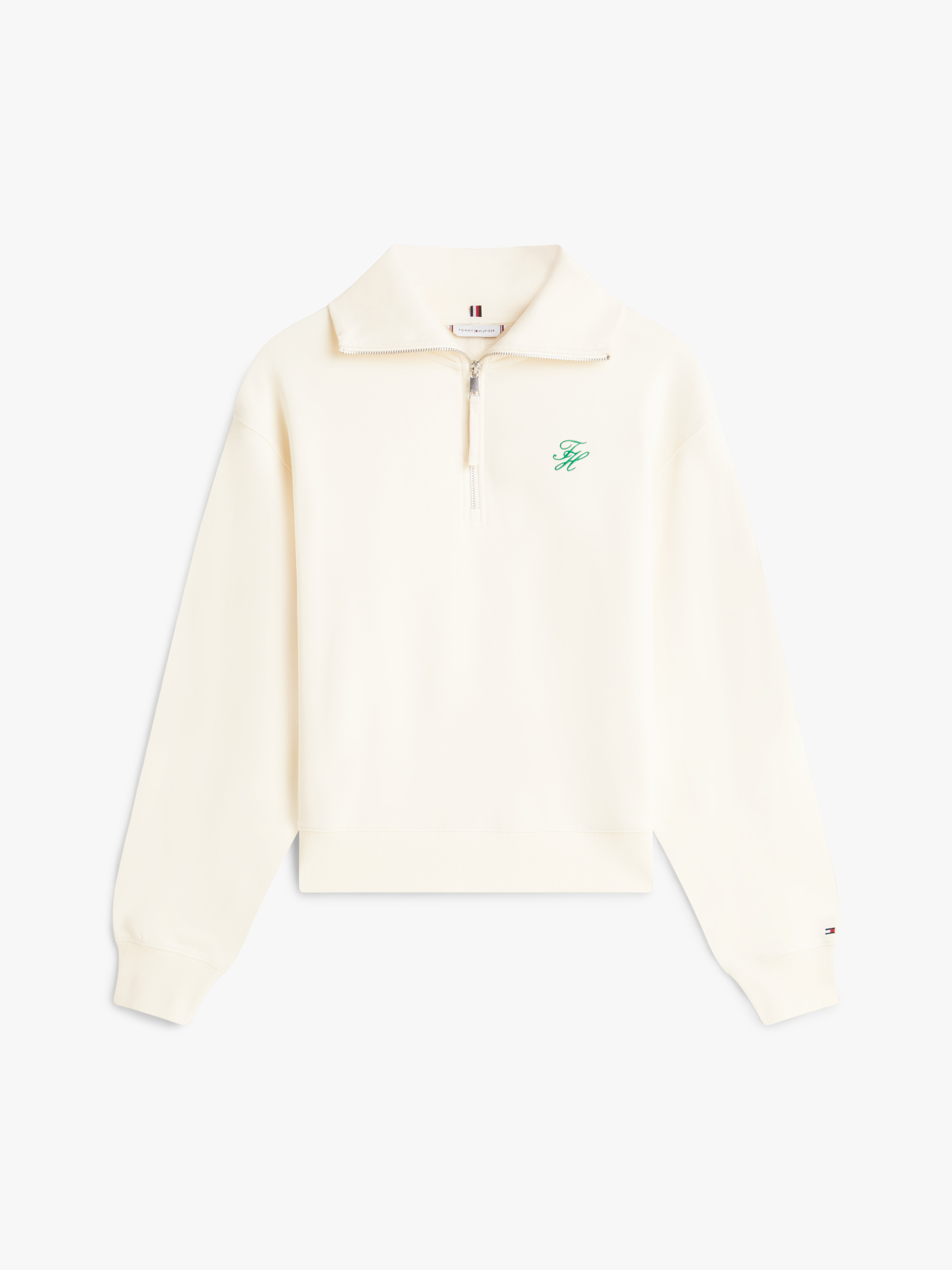 Logo Embroidery Terry Half-Zip Jumper | Sweatshirts | Tommy Hilfiger