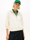 Logo Embroidery Terry Half-Zip Jumper