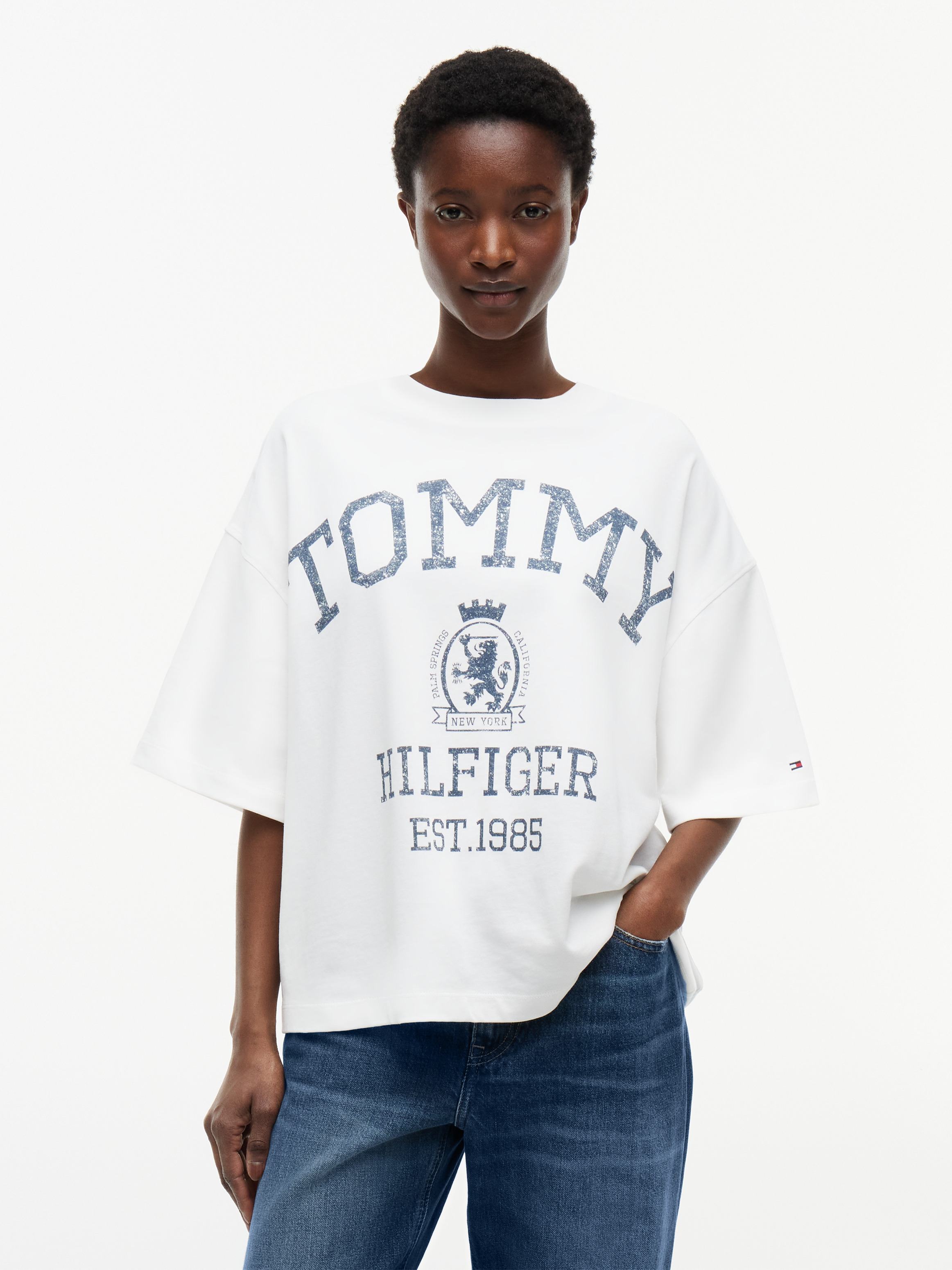 Crest Relaxed Oversized T-Shirt