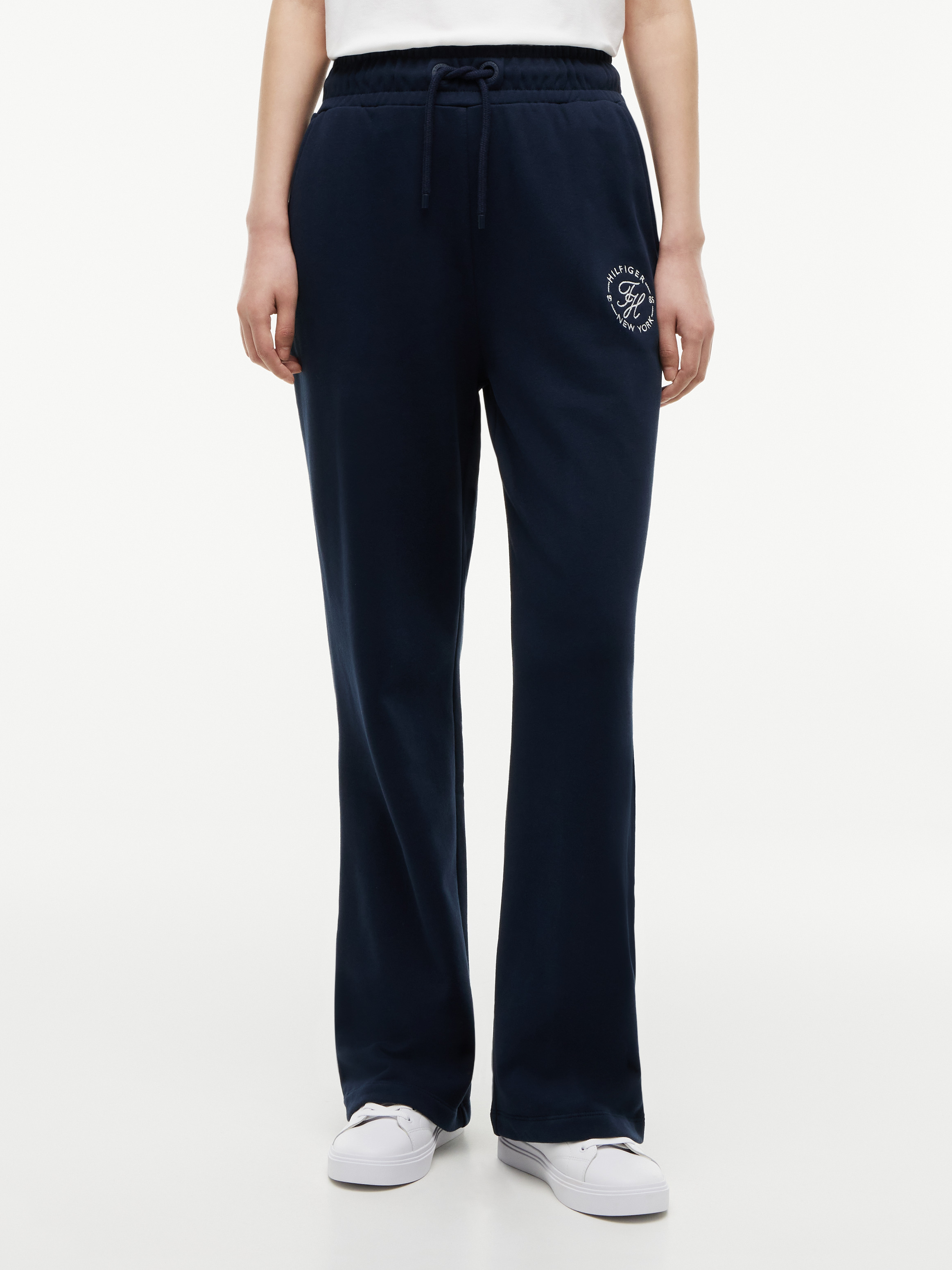 Logo Straight Drawstring Joggers