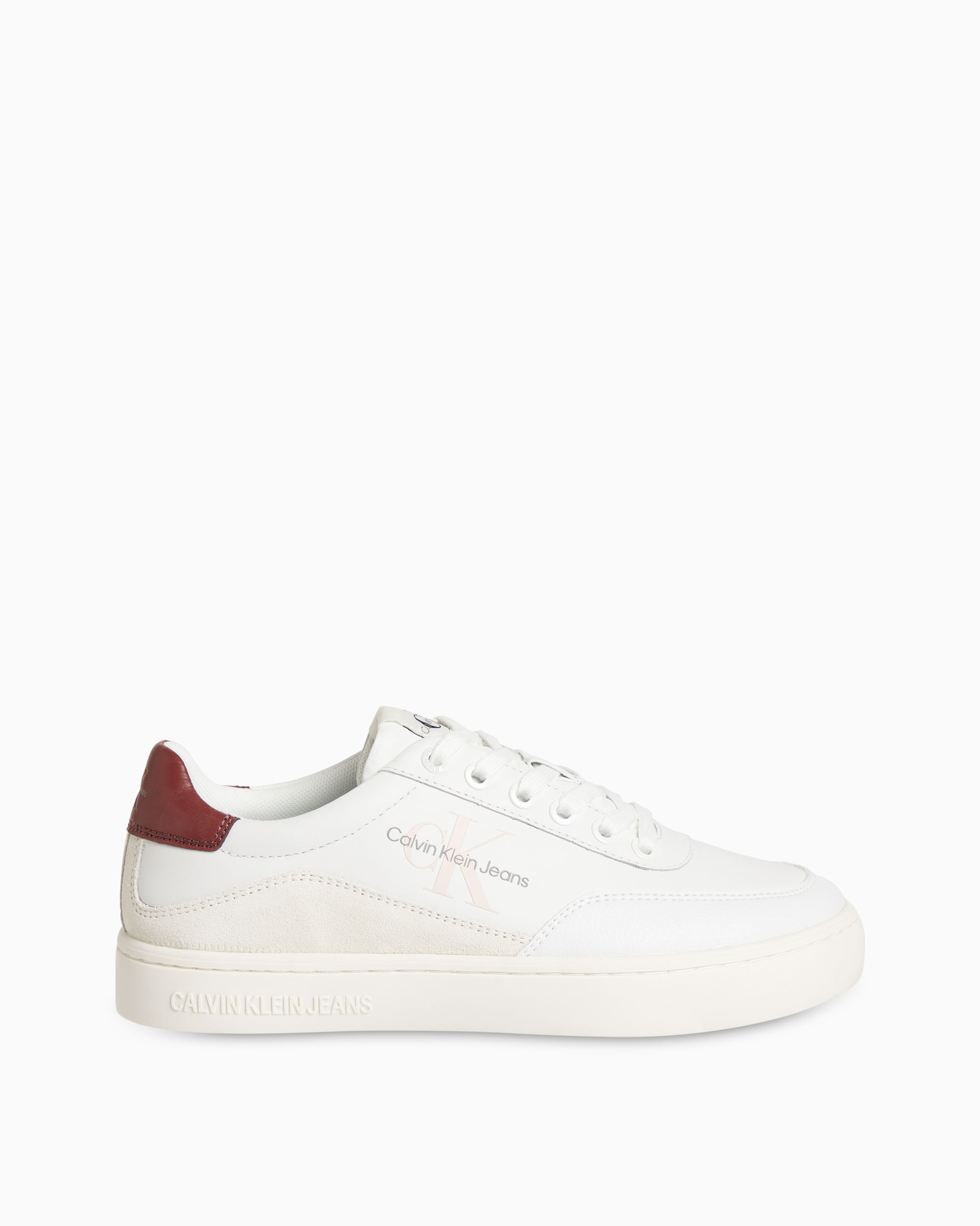 Leather trainers calvin online klein