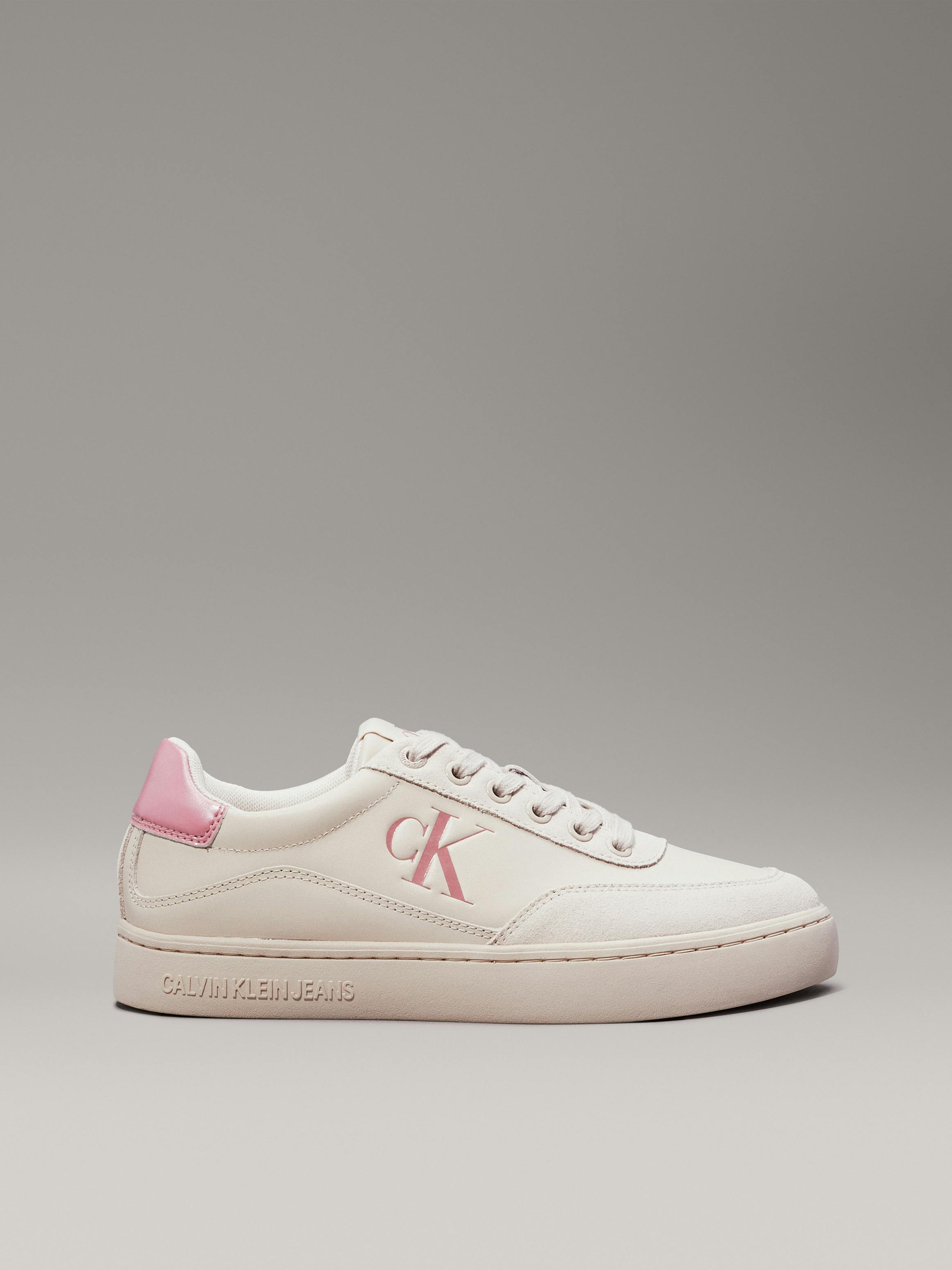 Calvin Klein Mens Bowyer Leather Low Top Lace up Fashion Pink Size 9.5 Amazon.com | Calvin Klein Women main image 2