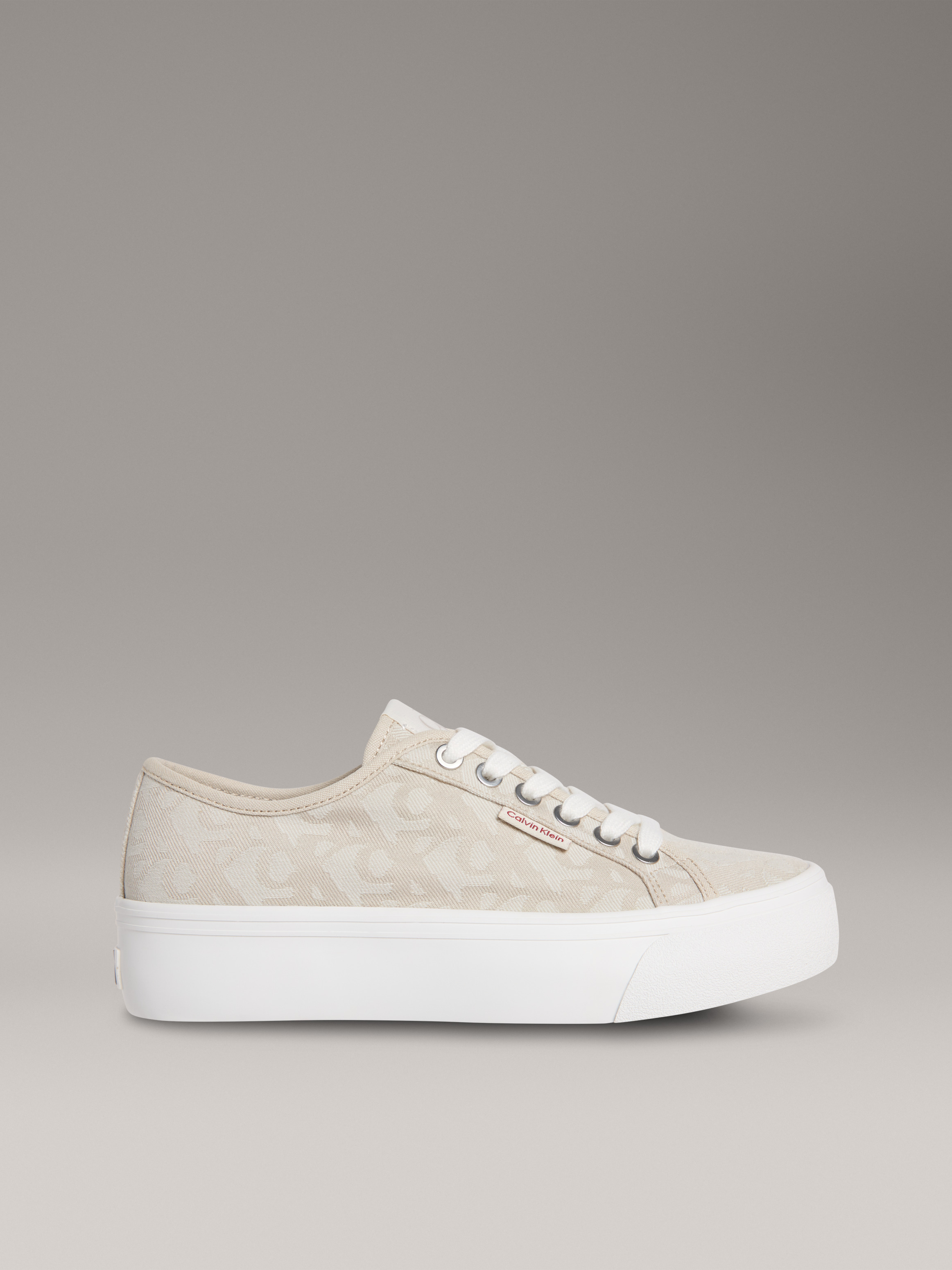 Logo Jacquard Platform Sneakers