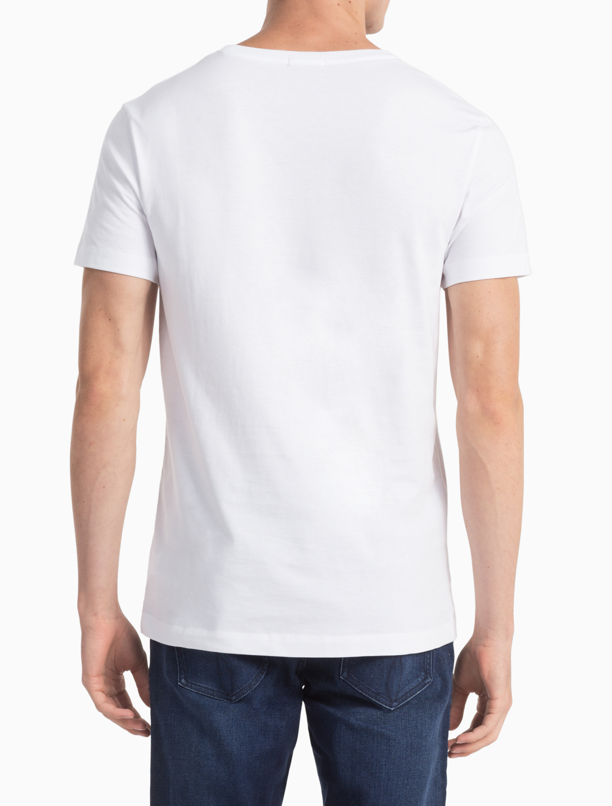 【CK JEAN】W'S HERO MONOGRAM LOGO SHORT SLEEVE T-SHIRT Embroidered Monogram Logo T-Shirt | Calvin Klein