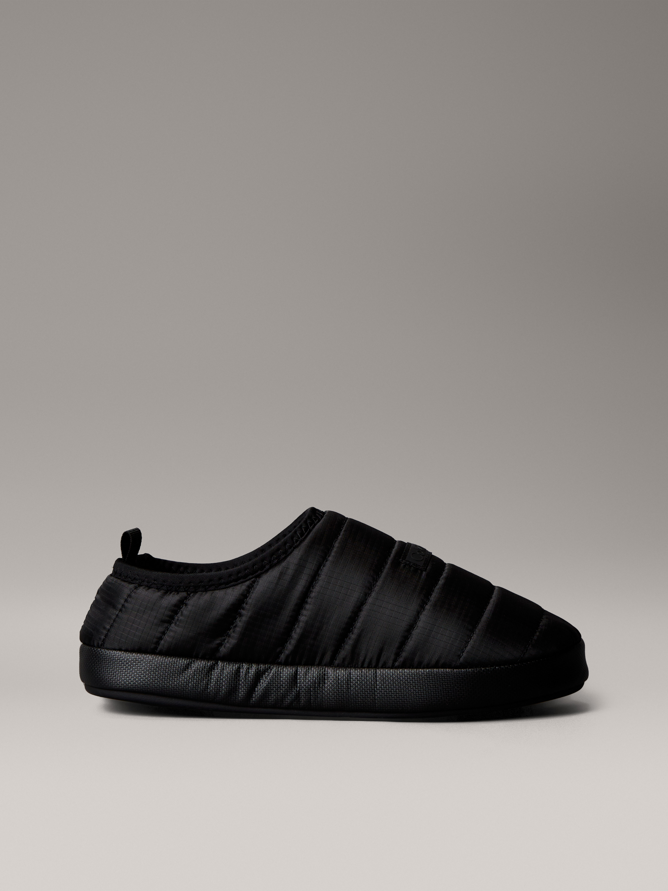 Quilted Padded Ripstop Slippers