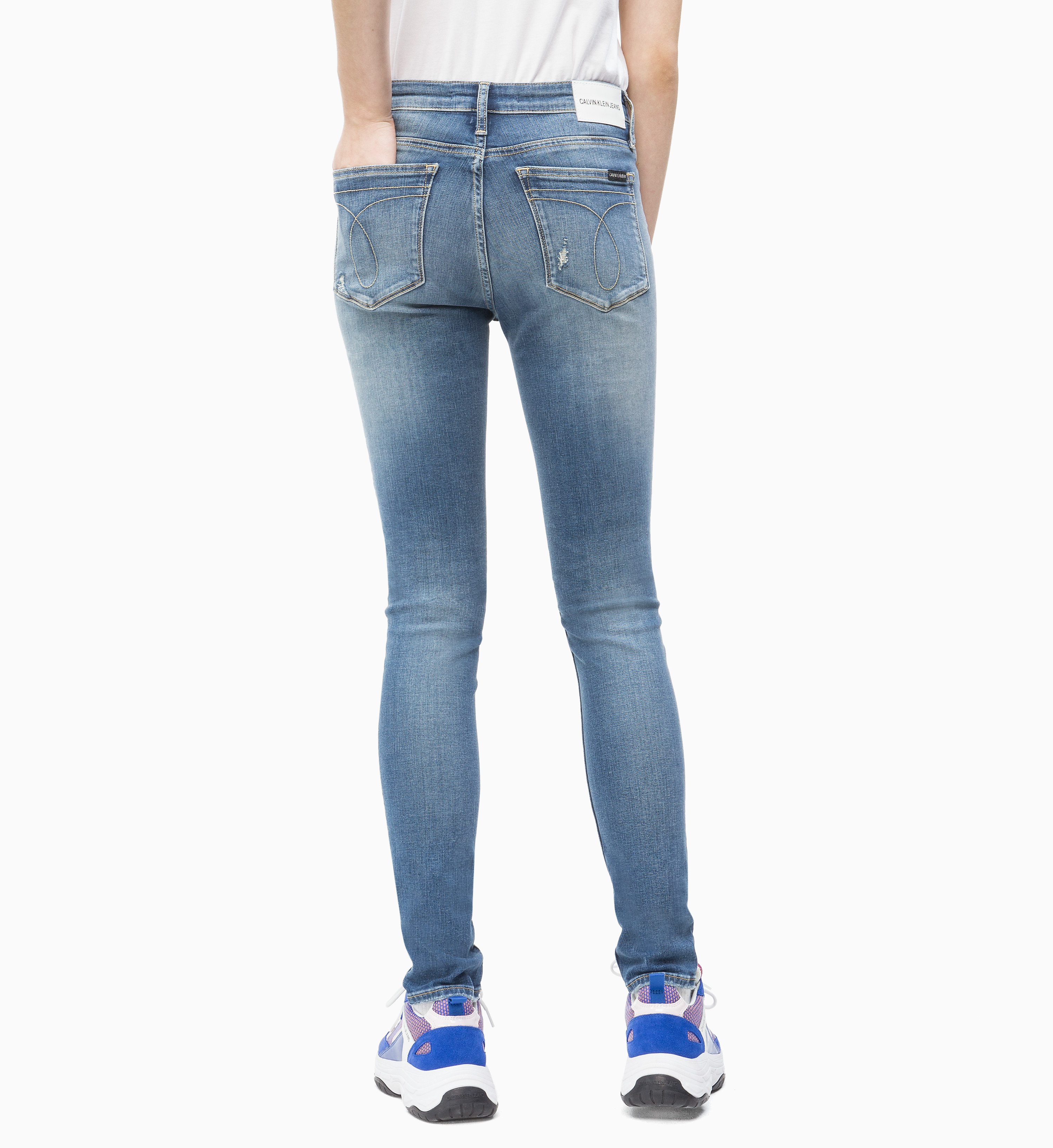 Ckj 011 Mid Rise Skinny Jeans Jeans Calvin Klein