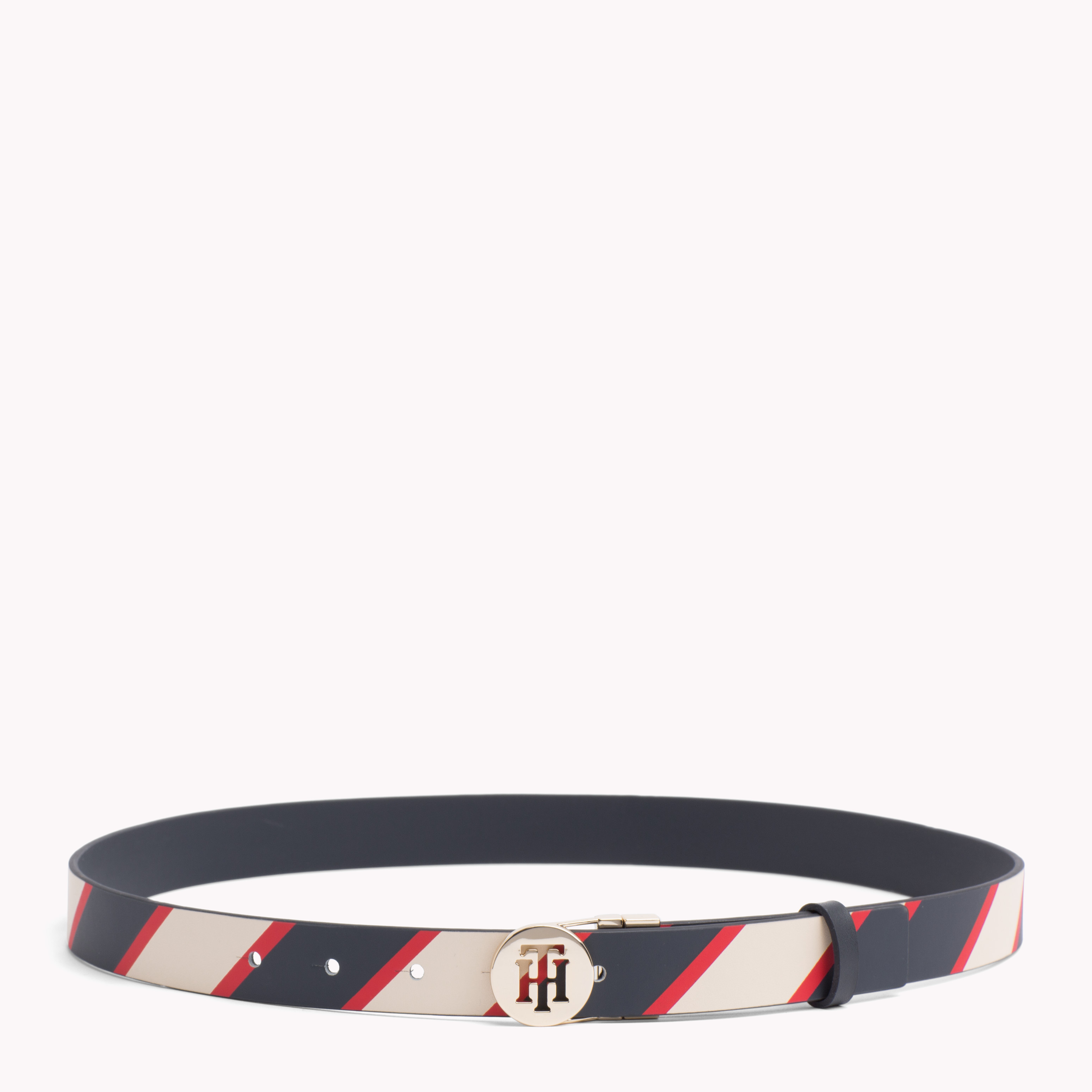 round buckle belt tommy hilfiger