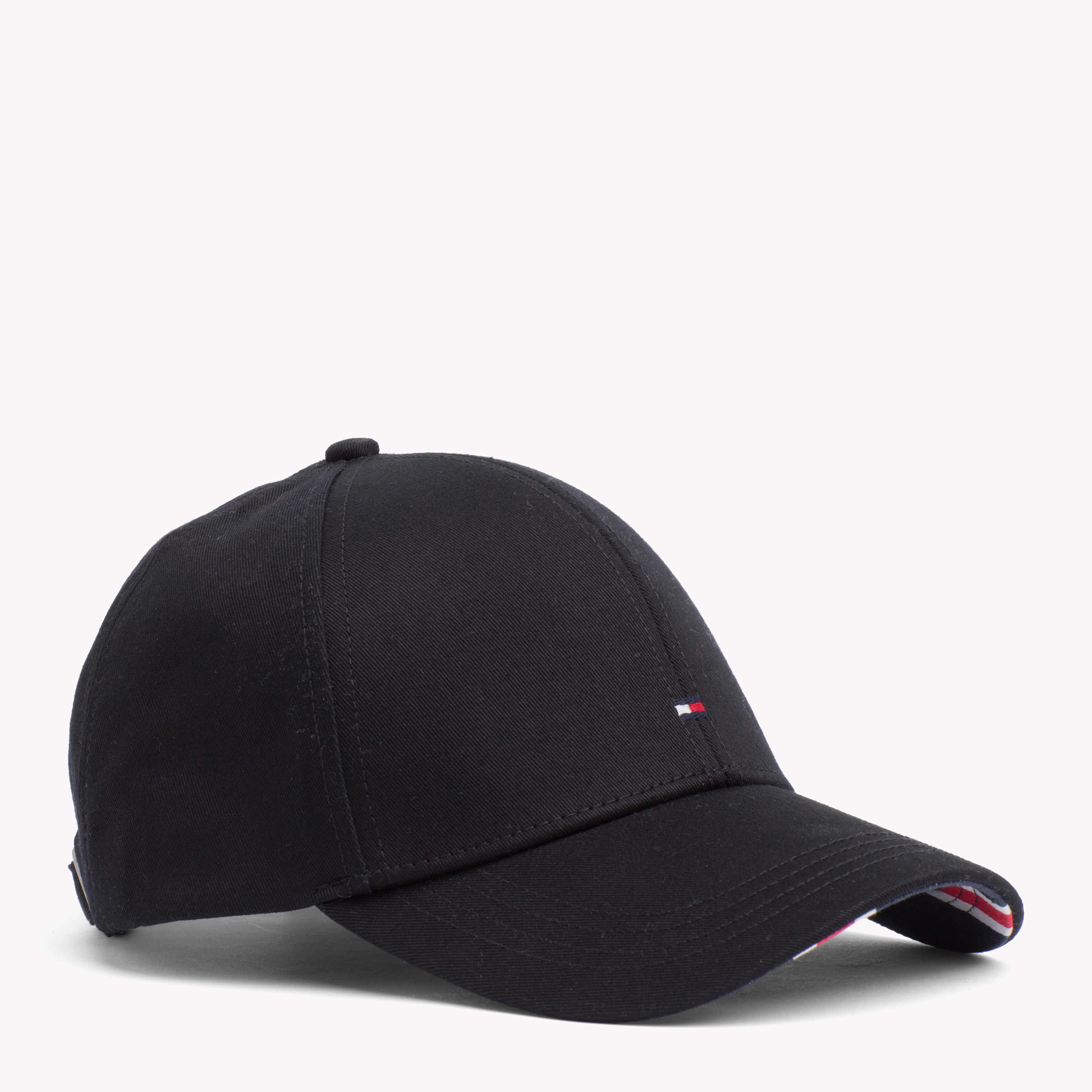 Black Classic Baseball Cap Hats Scarves Tommy Hilfiger