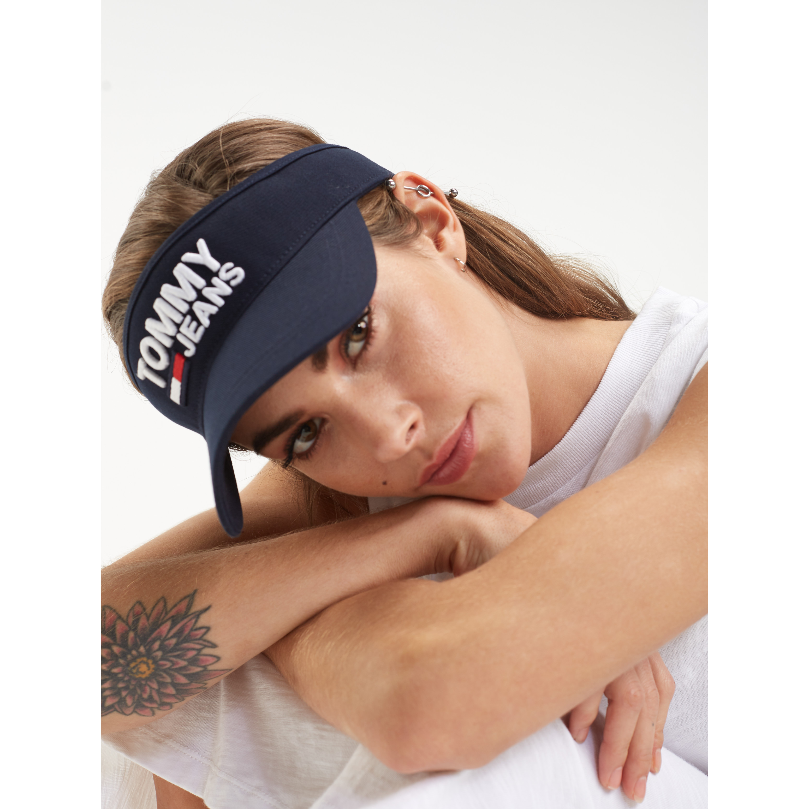 Tommy Jeans Logo Visor Hats Tommy Hilfiger