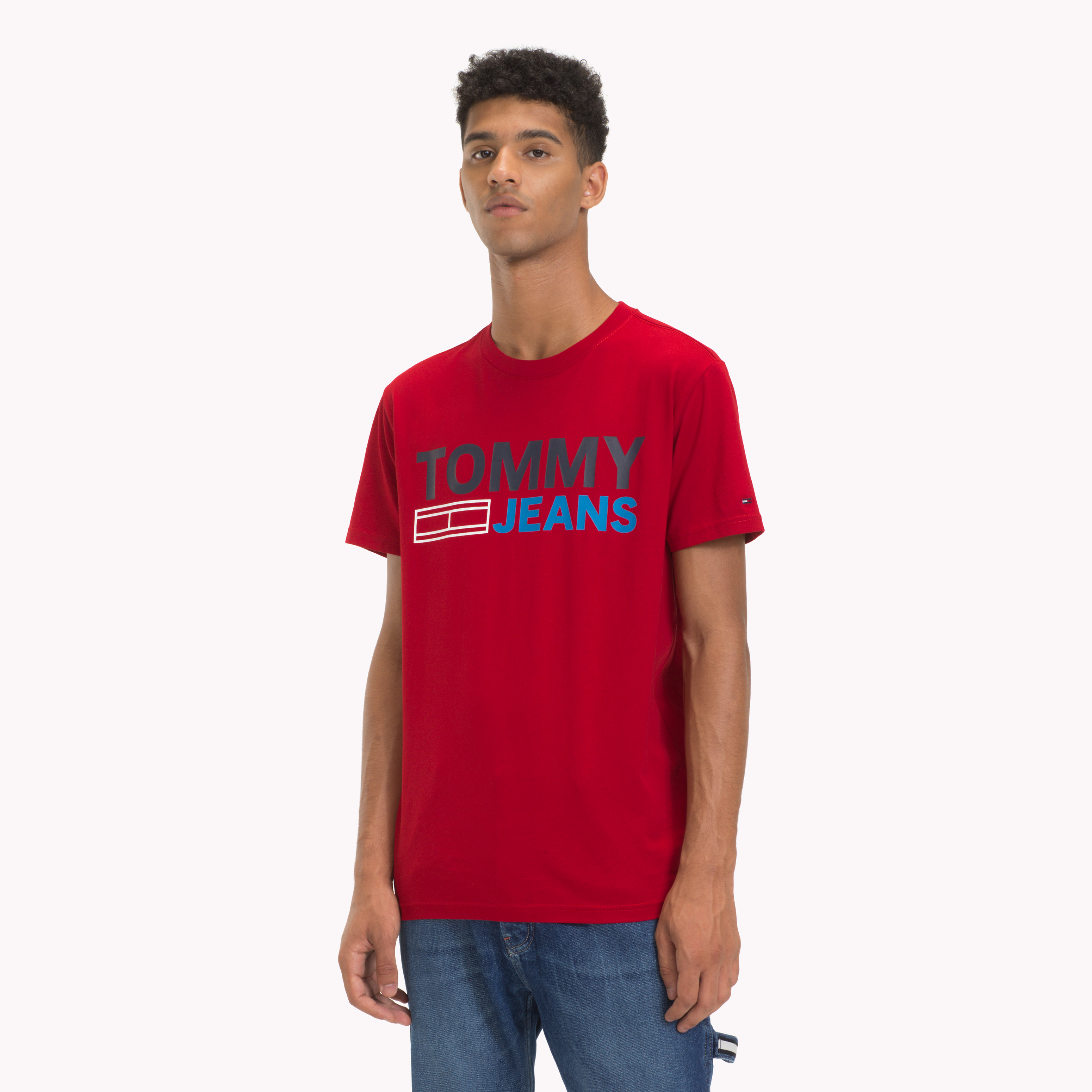 tommy jeans t shirt red