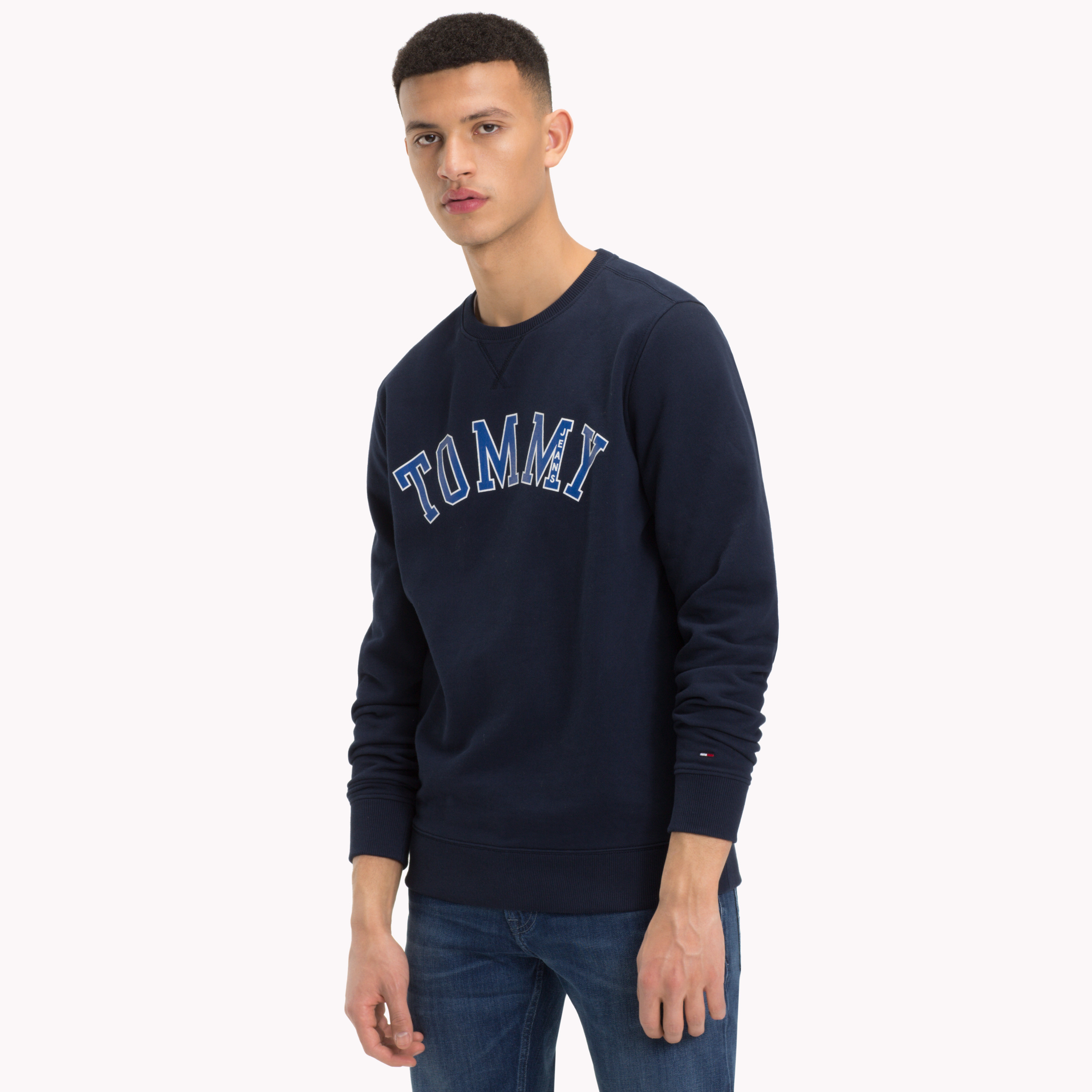 mens tommy hilfiger crew neck sweatshirt