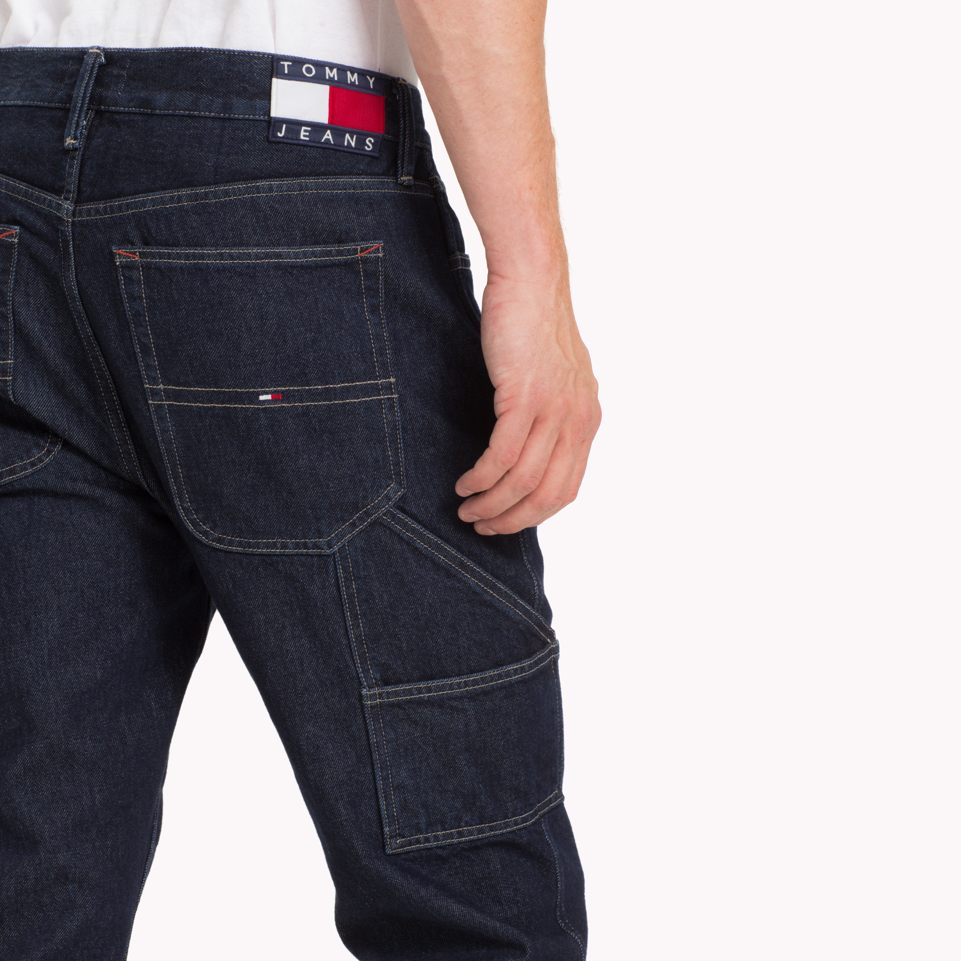 Blue Tj 2003 Carpenter Tapered Fit Jeans Jeans Tommy Hilfiger