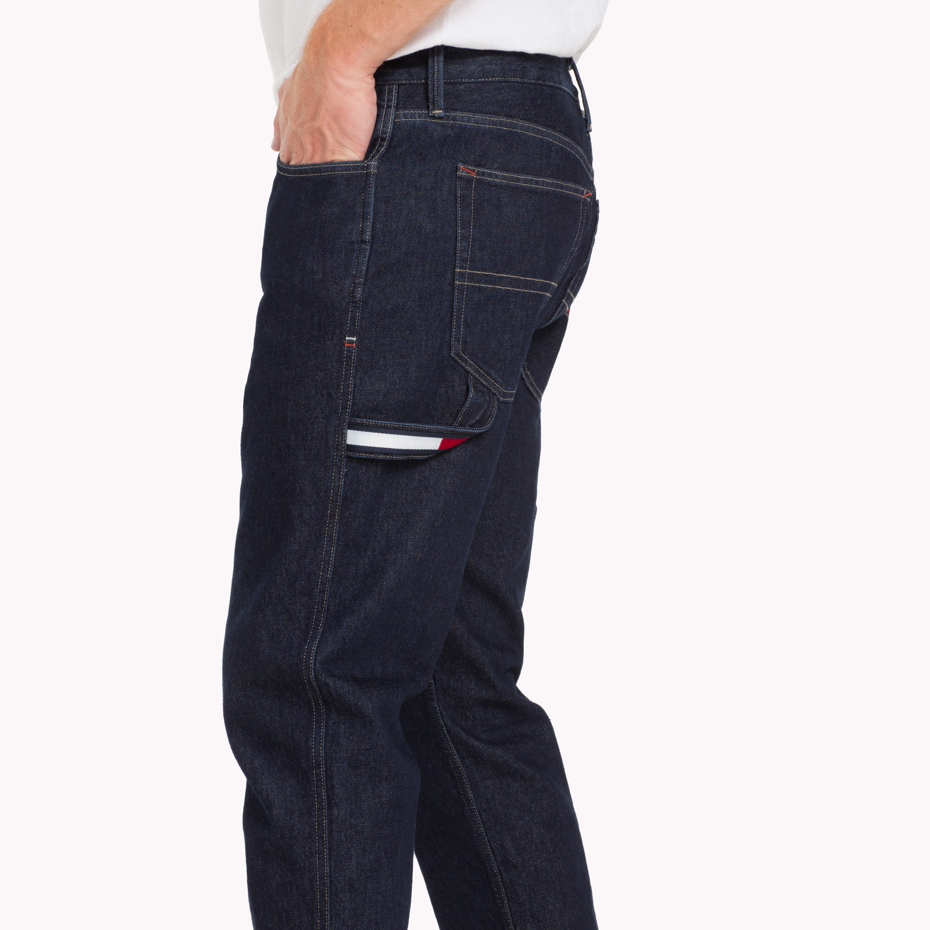 Blue Tj 2003 Carpenter Tapered Fit Jeans Jeans Tommy Hilfiger