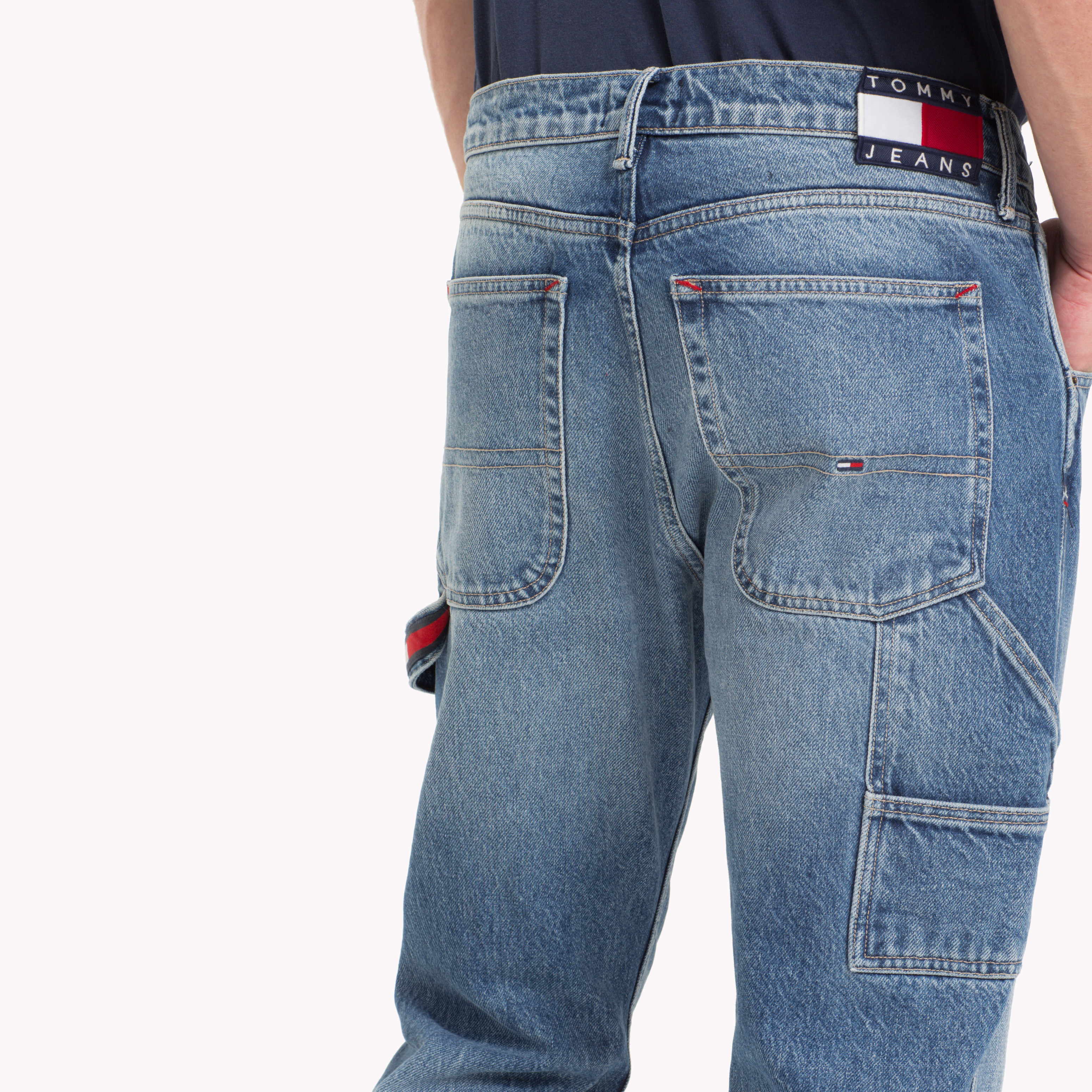 Blue Tj 2003 Carpenter Tapered Fit Jeans Jeans Tommy Hilfiger