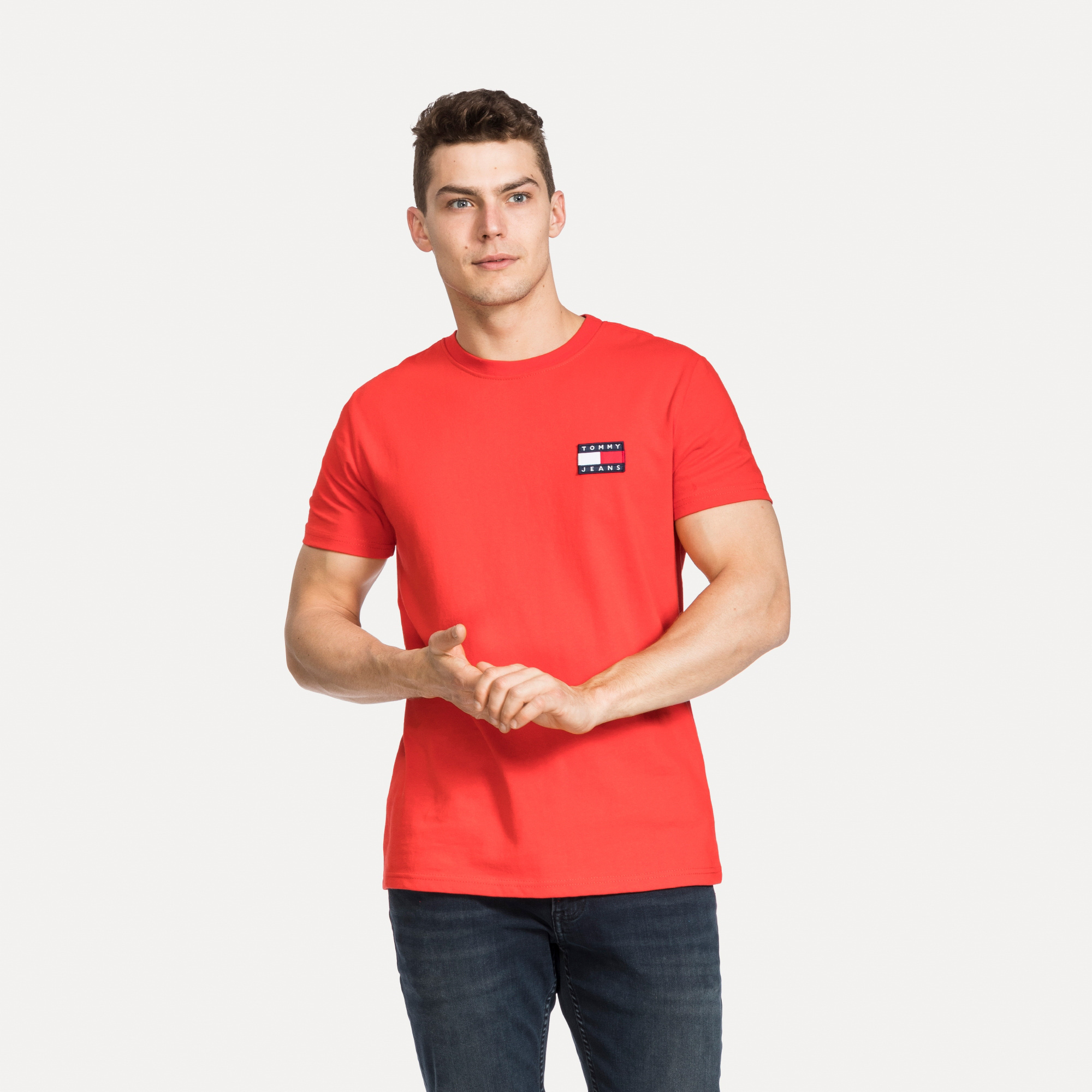 tommy badge t shirt