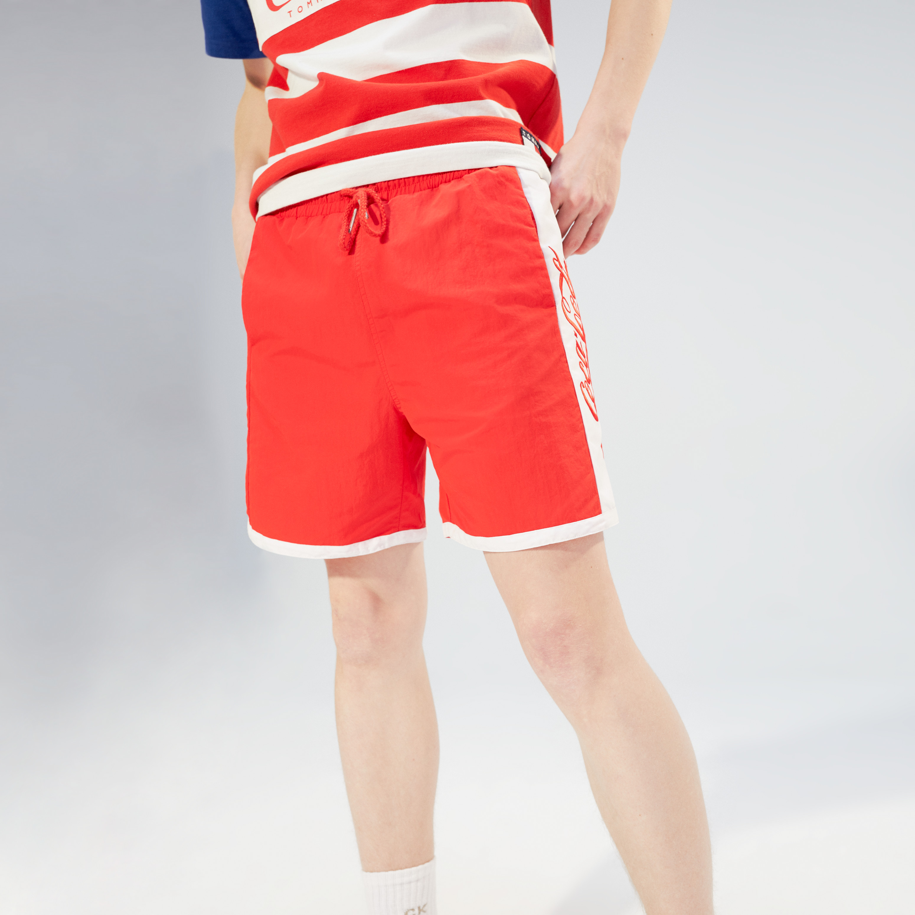 Tommy hilfiger coca cheap cola shorts