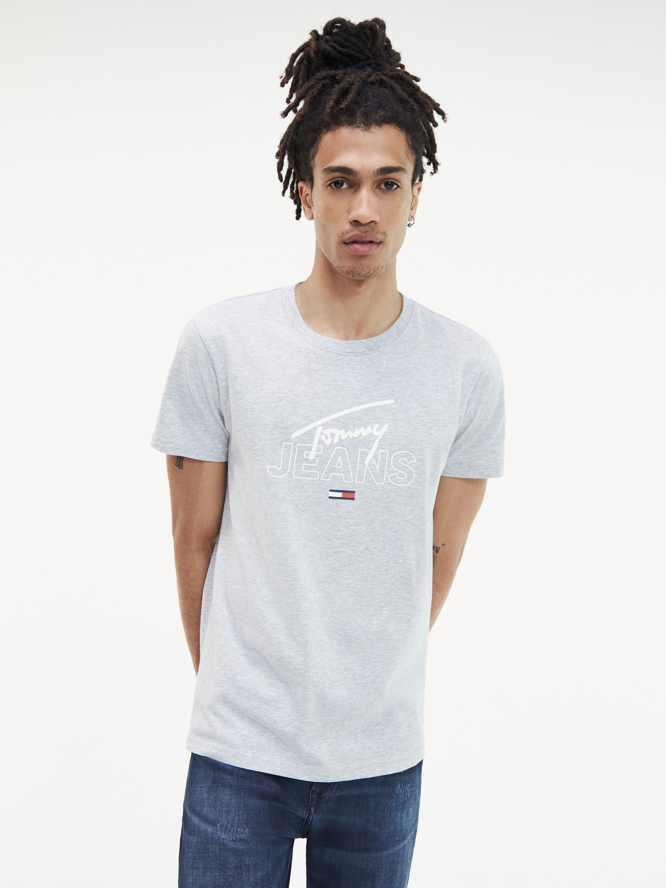 Organic Cotton Slim Fit Tshirt Tshirts Tommy Hilfiger
