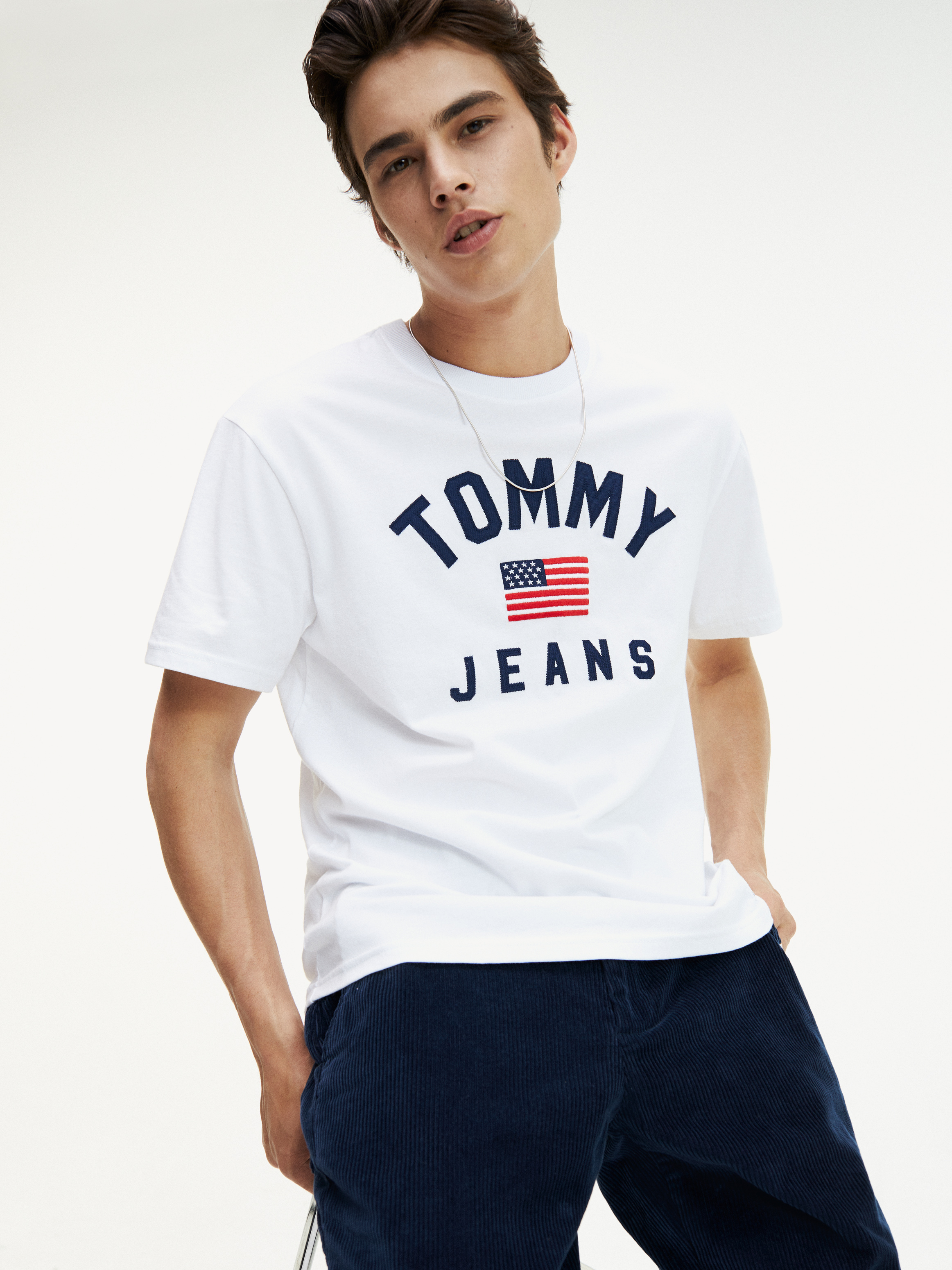 Tommy hilfiger usa on sale flag t shirt