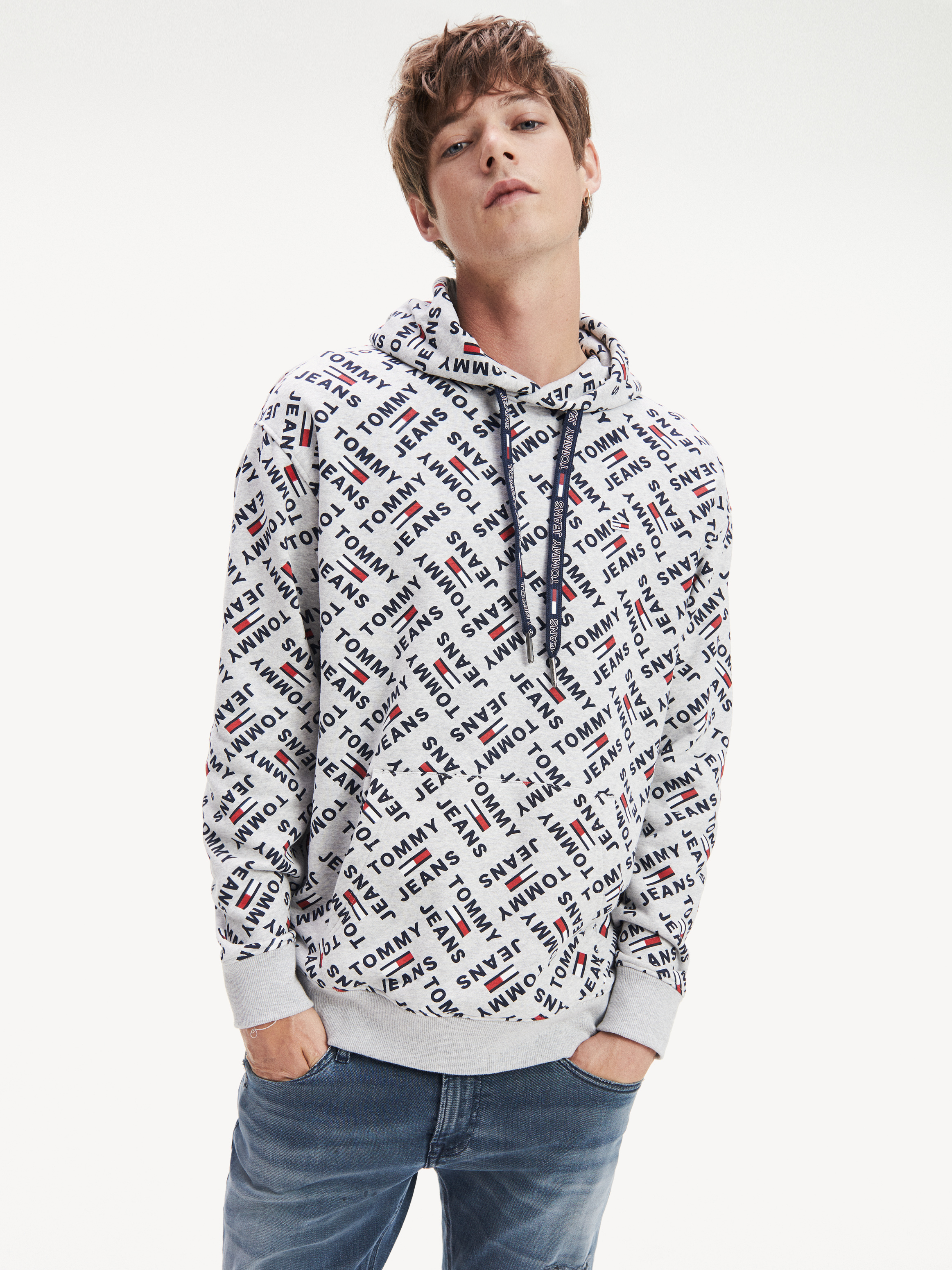 Tommy hilfiger all over print hoodie new arrivals