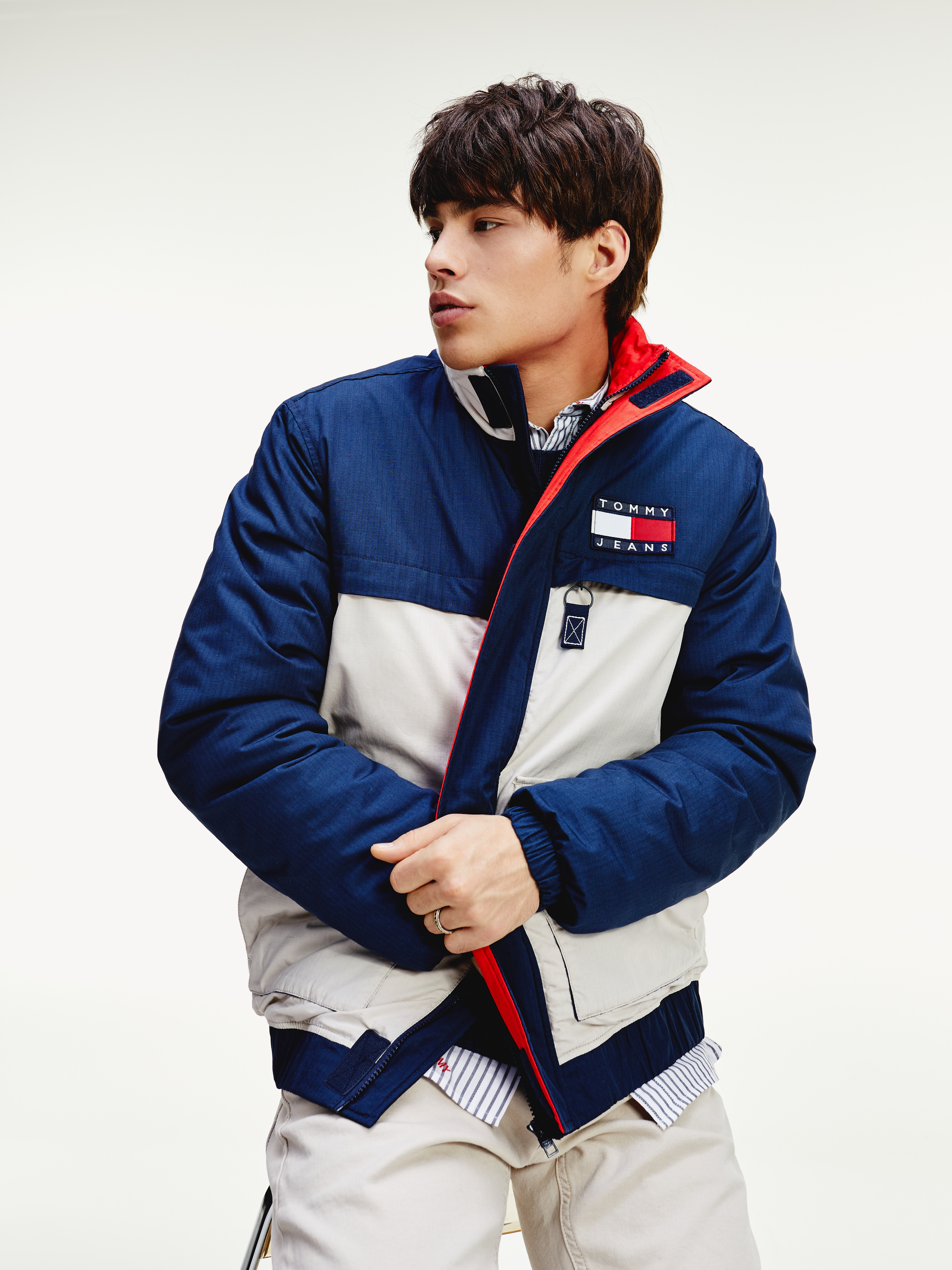 Tommy jeans sale colour block jacket