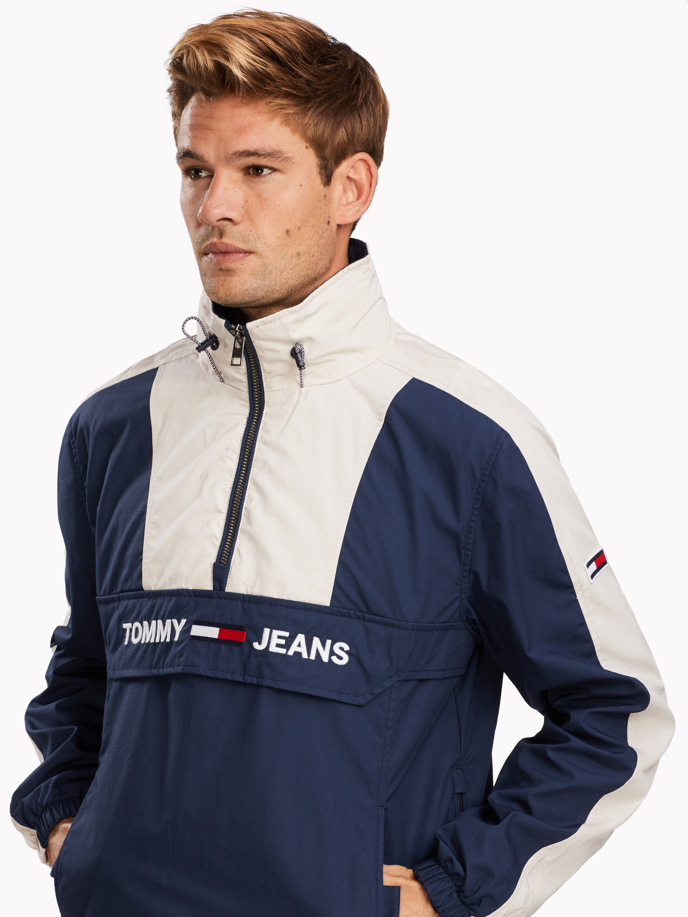 Colour blocked Popover Jacket Tommy Hilfiger