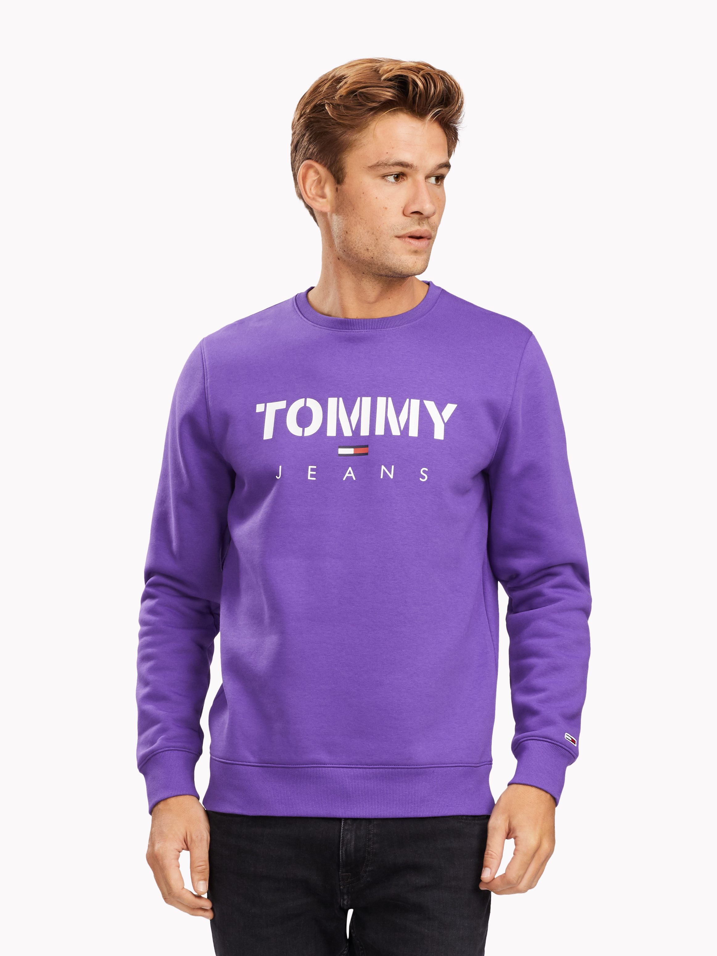 Tommy jeans sweatshirt clearance purple