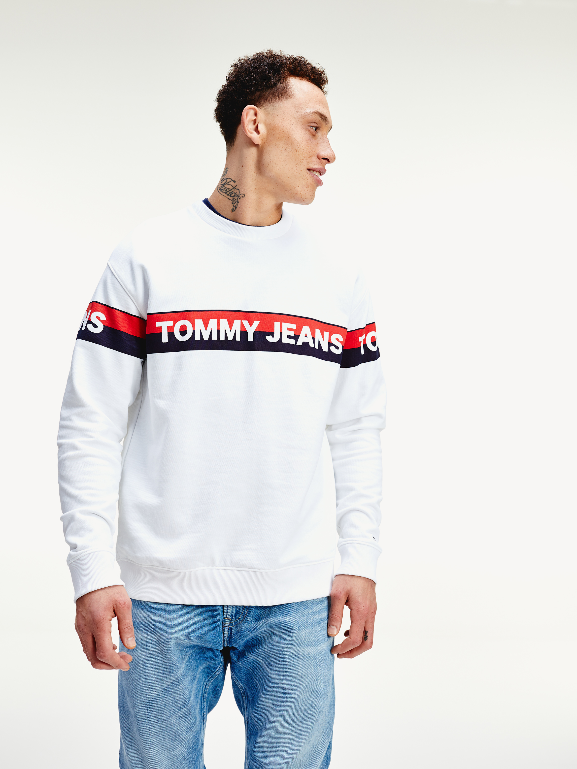 Tommy hilfiger logo online band tee