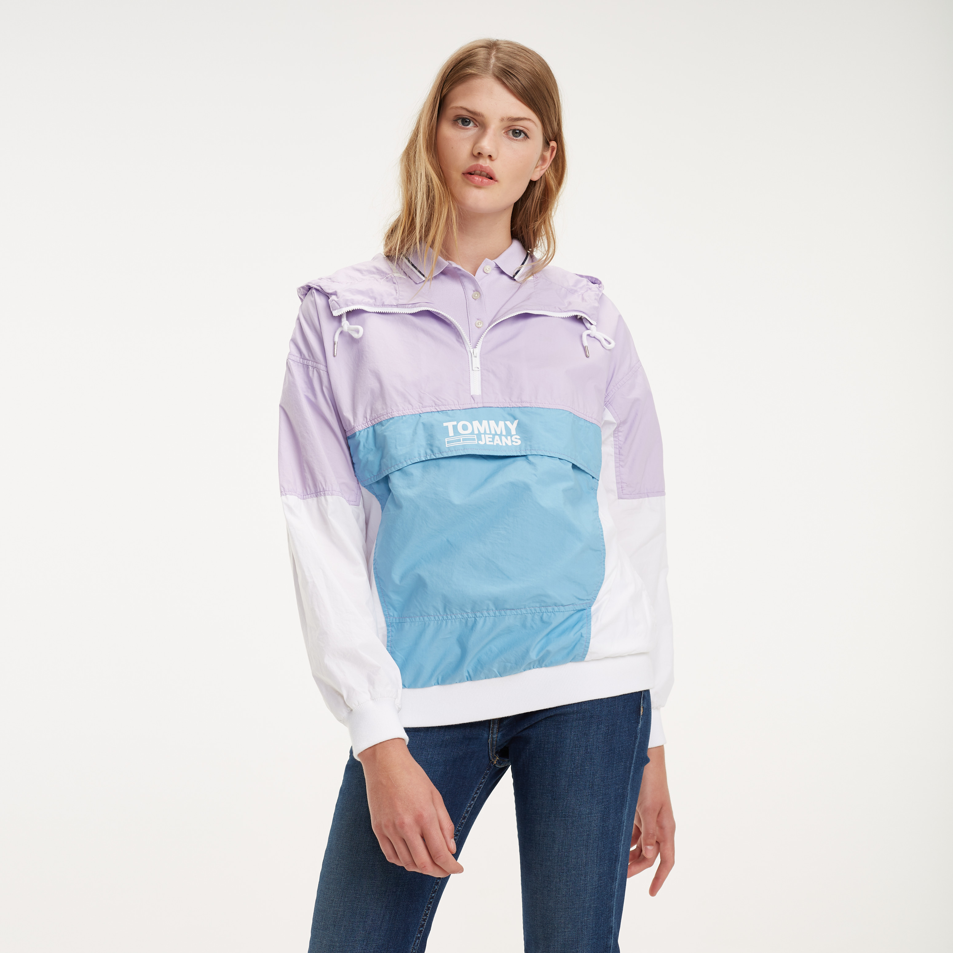 Retro Colour blocked Popover Jacket Coats Tommy Hilfiger
