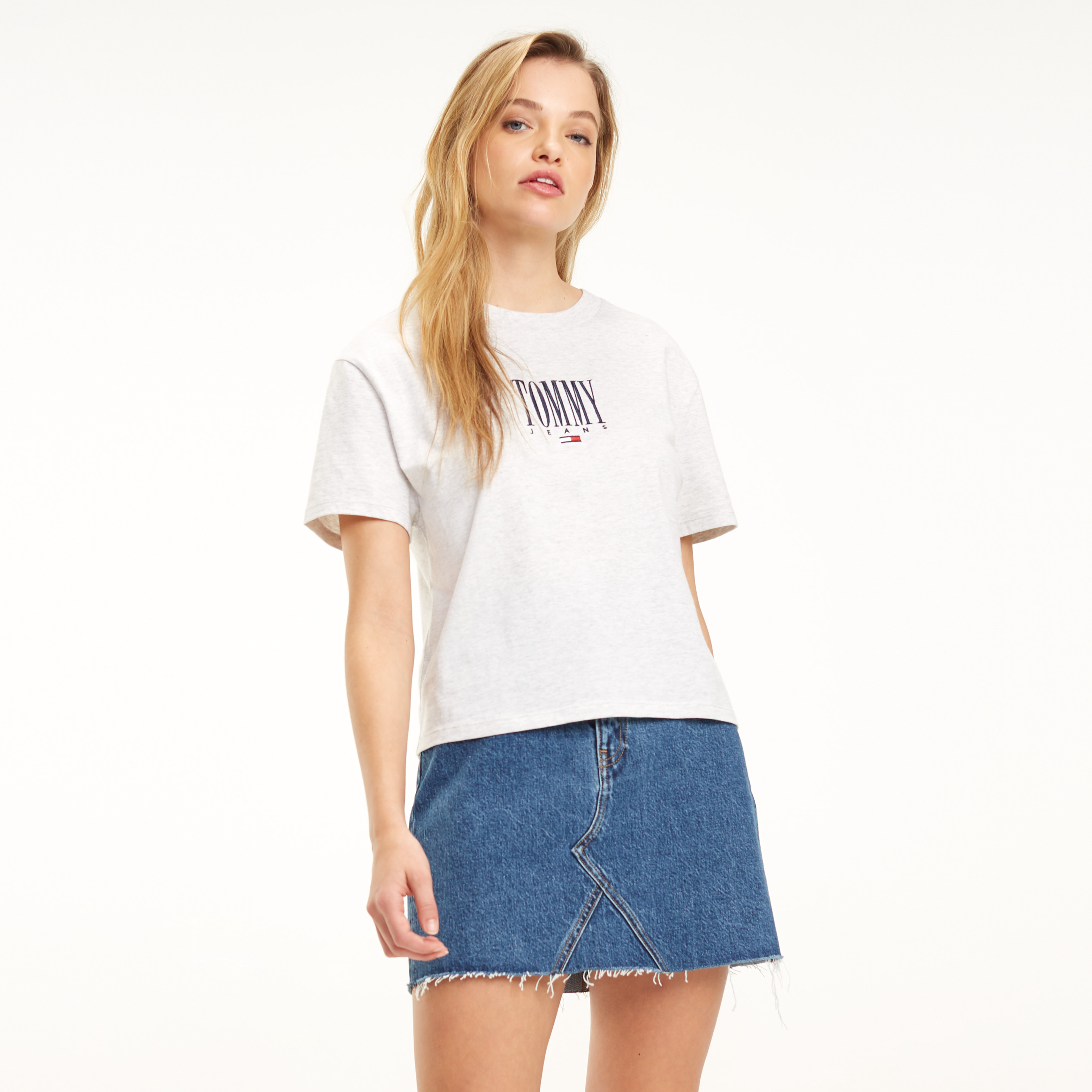 tommy hilfiger cropped tshirt