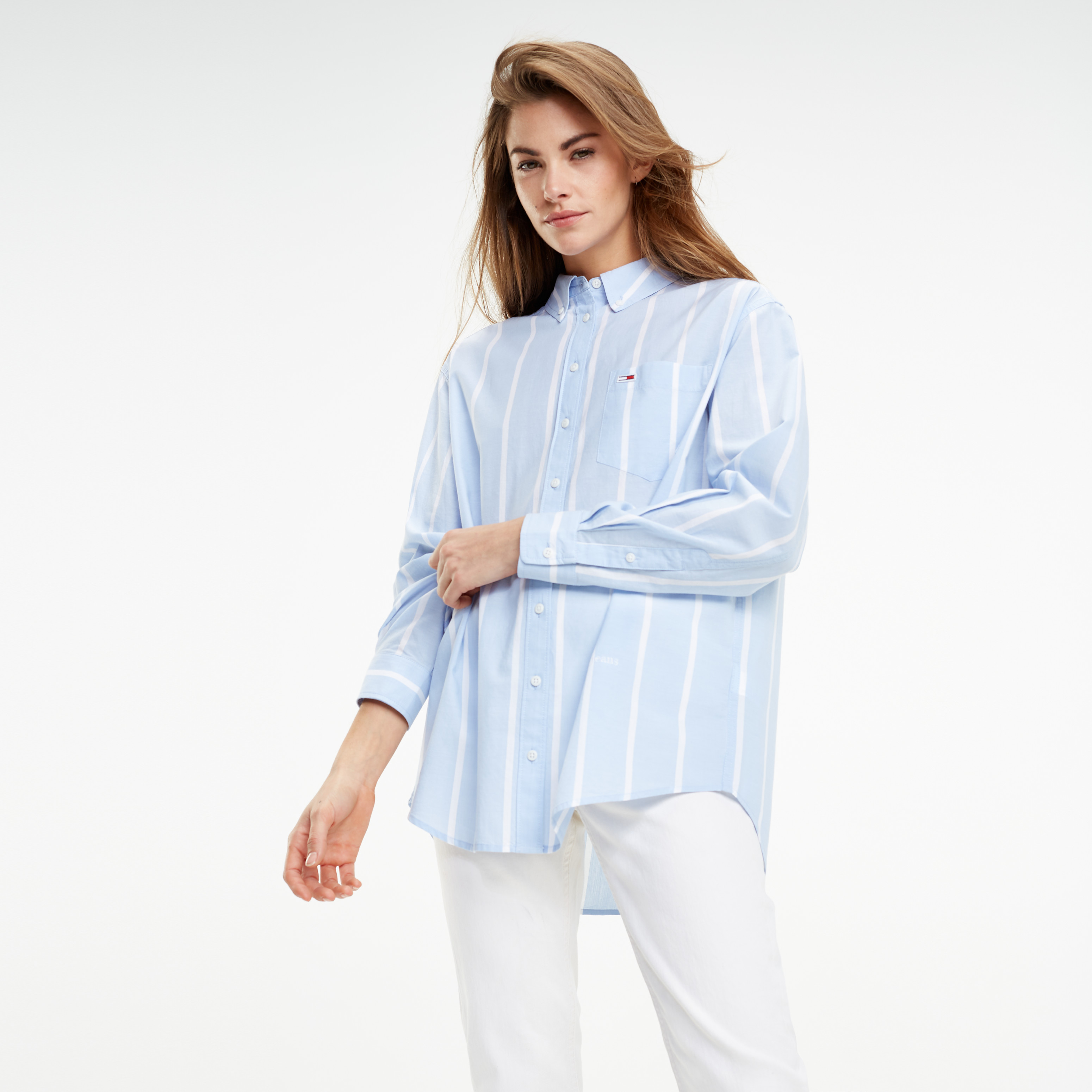 Stripe Boyfriend Fit Shirt | Shirts 