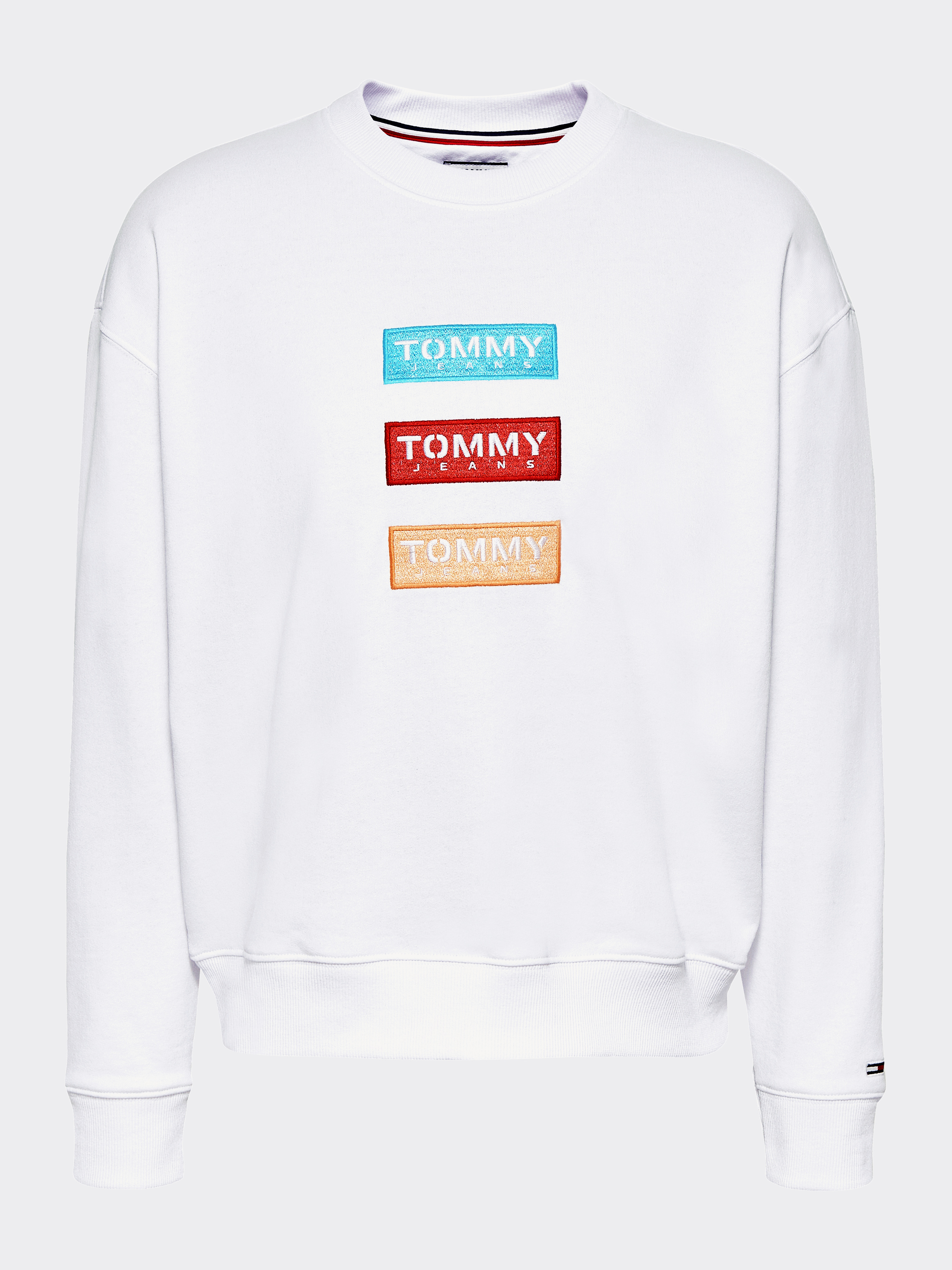 tommy jeans repeat logo sweatshirt