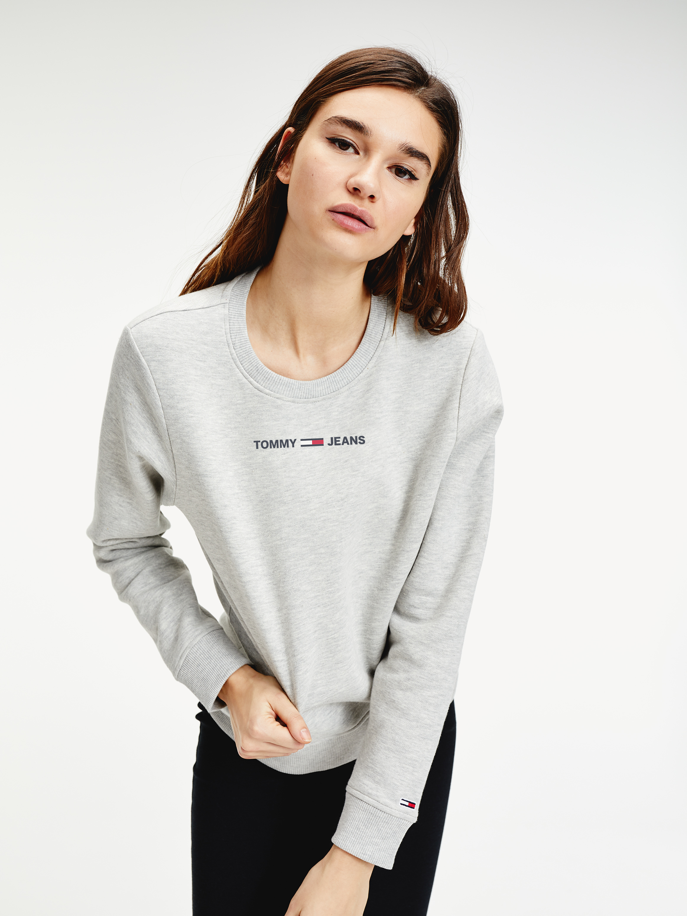 tommy essential logo sweatshirt