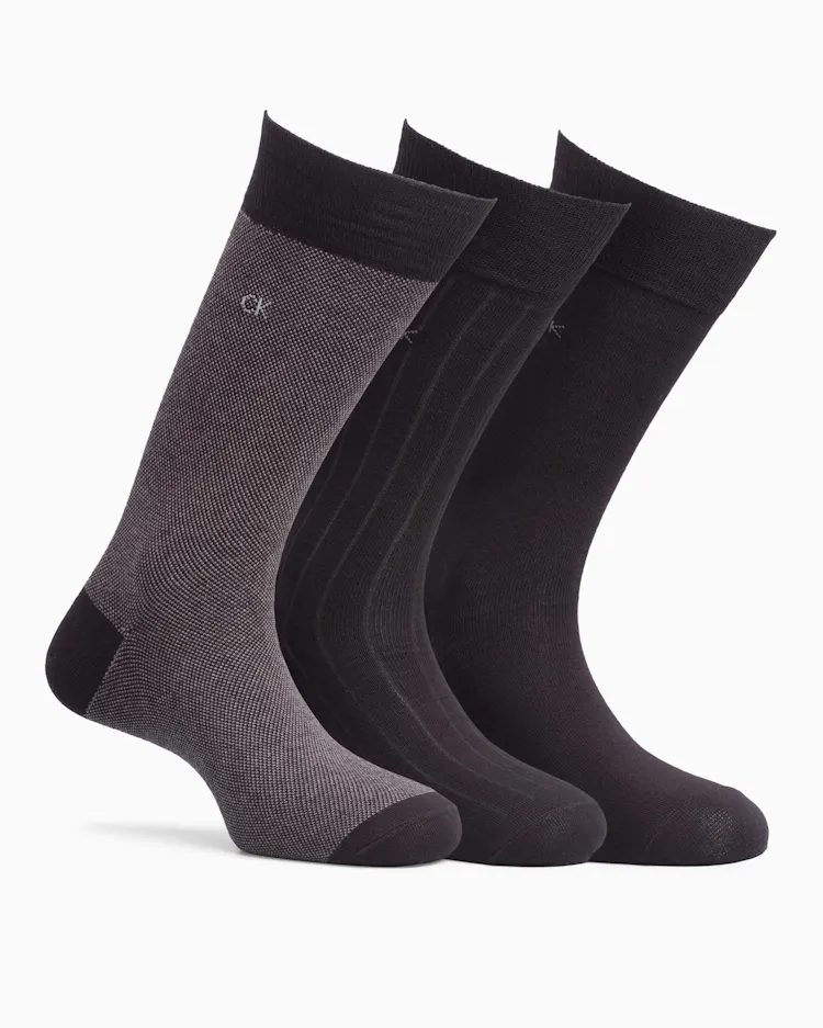 Combed Cotton Flat Knit Crew Socks | Socks | Calvin Klein Combed Cotton Flat Knit Crew Socks | Socks | Calvin Klein
