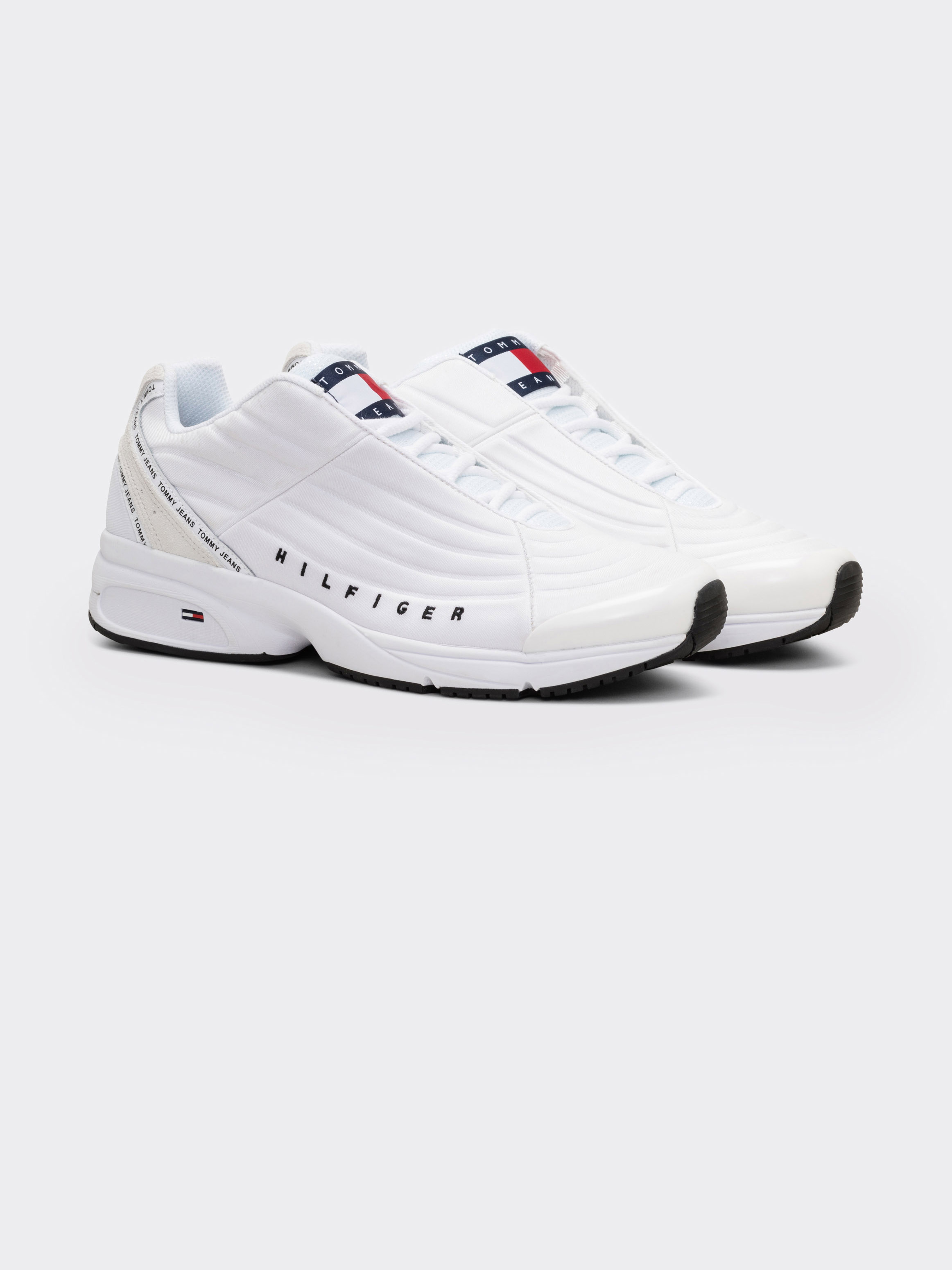 tommy hilfiger mixed panel trainers