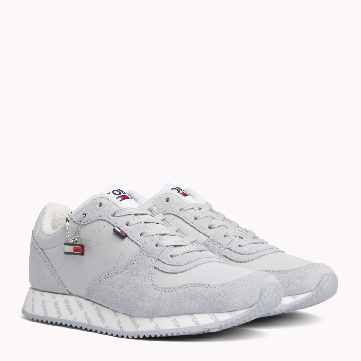 tommy hilfiger mixed panel trainers