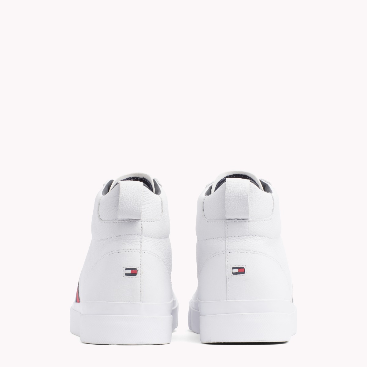 Flag Logo Leather High Top Sneaker | Shoes | Tommy Hilfiger