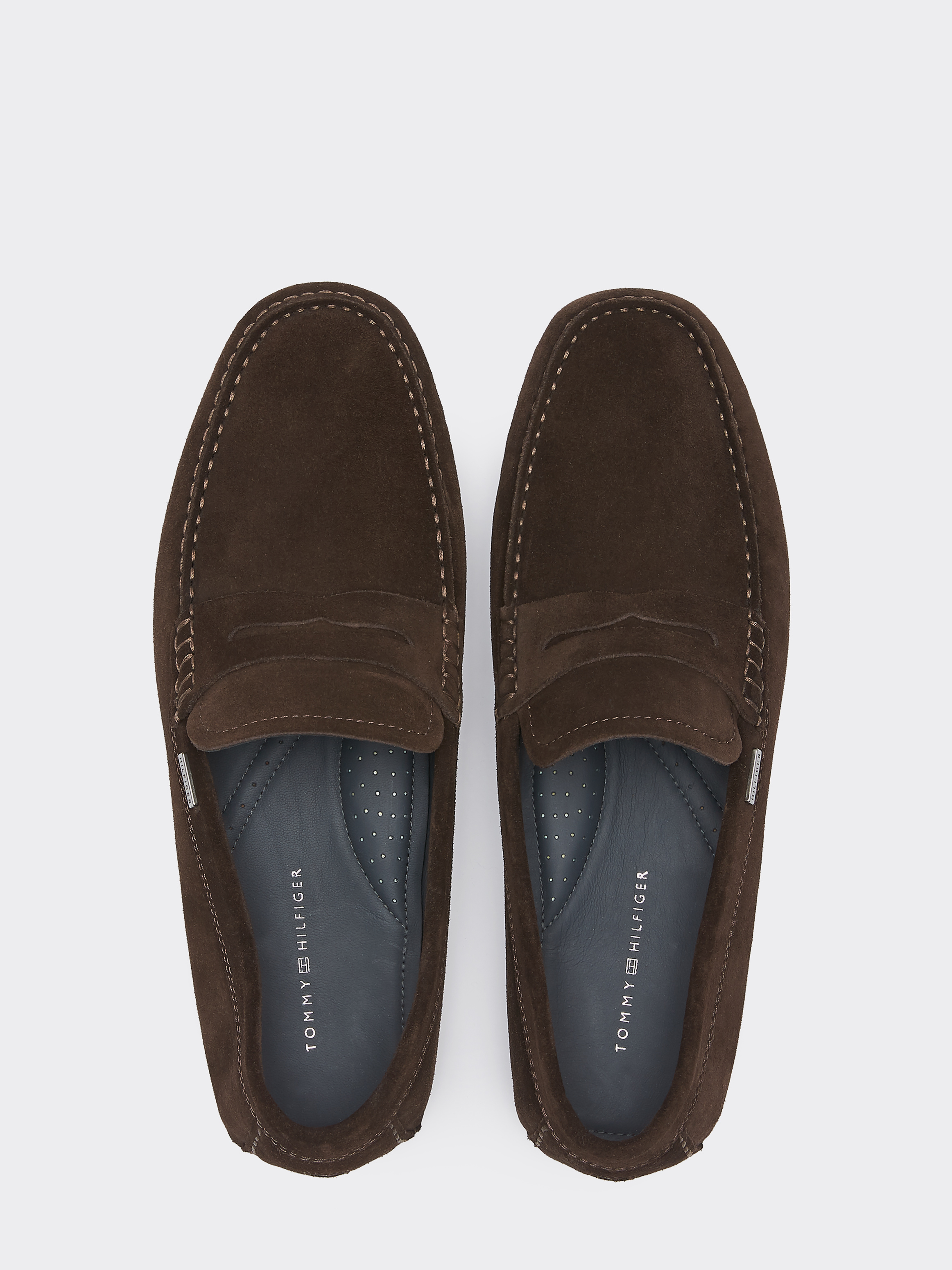 Classic suede penny loafers best sale tommy hilfiger