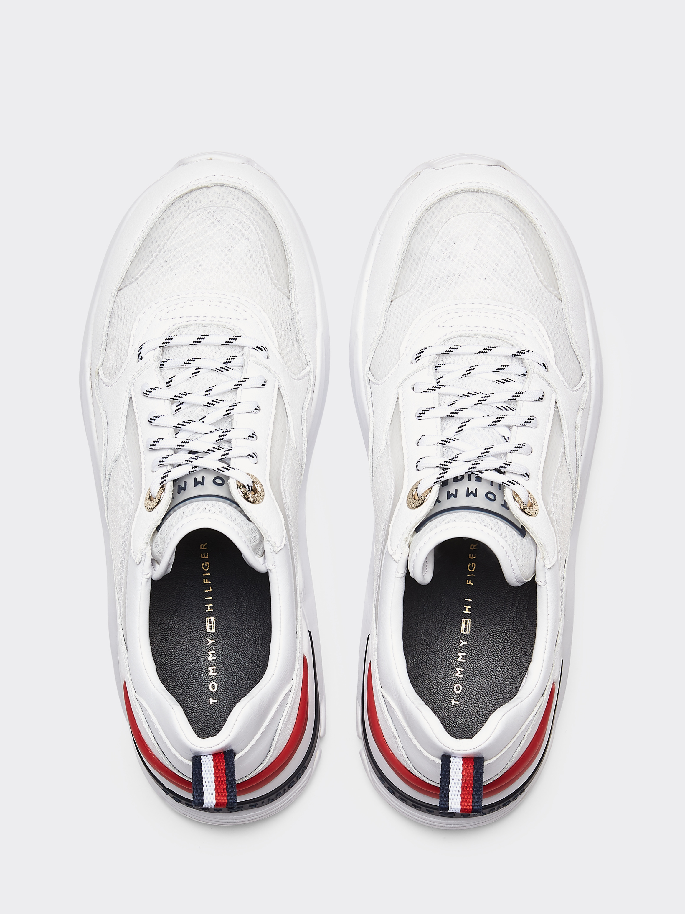 Tommy hilfiger wedge trainers sales