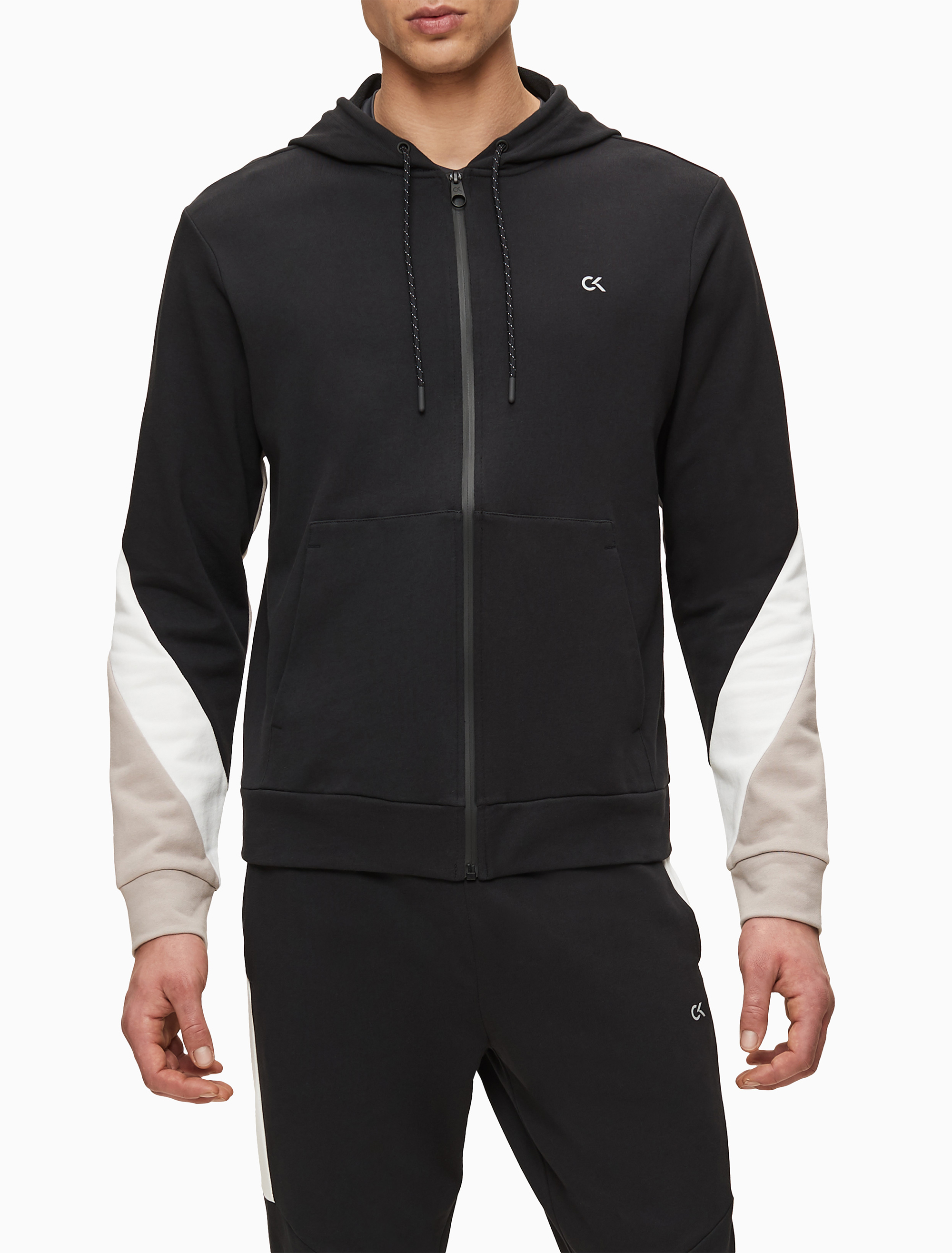 calvin klein performance zip up hoodie