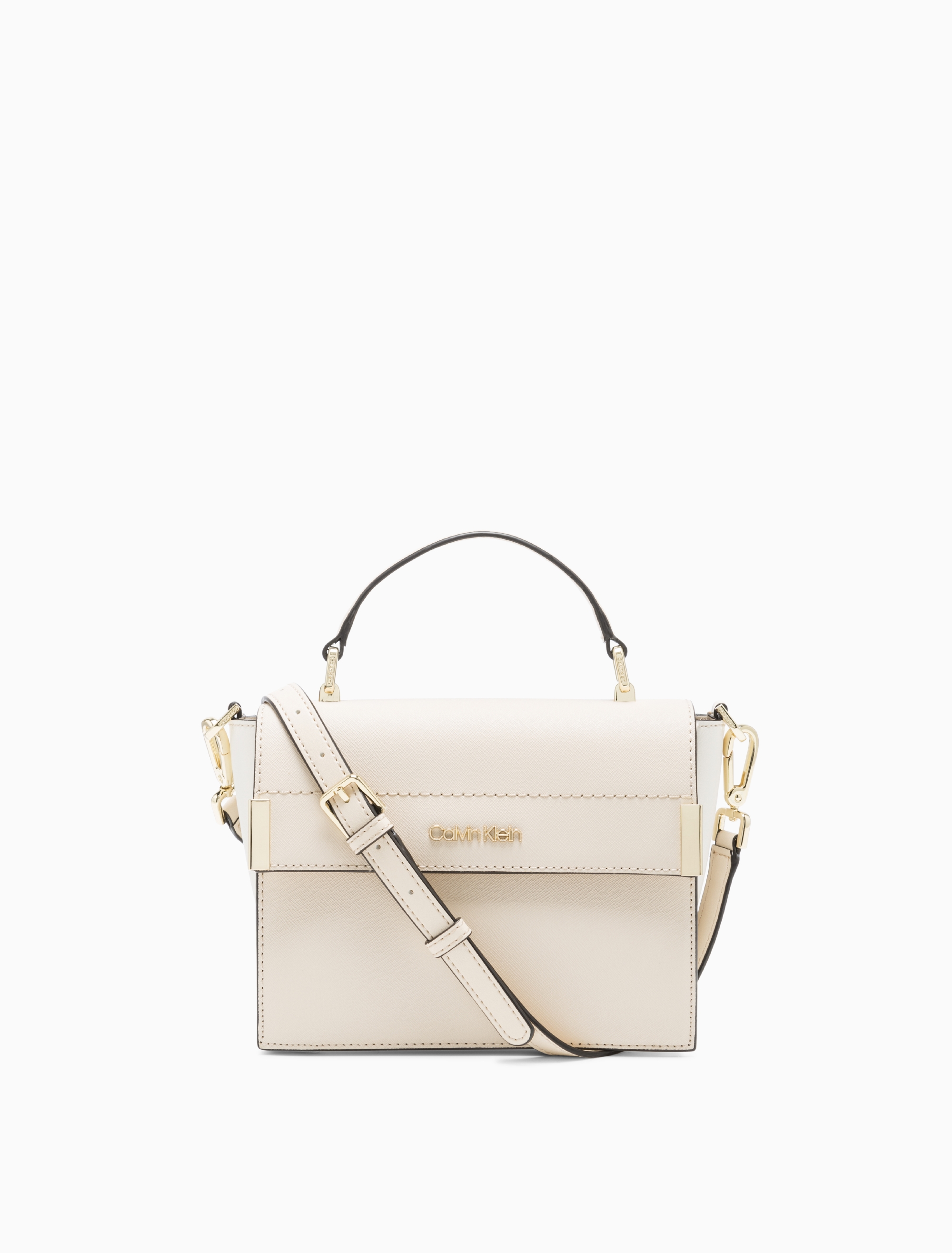 Calvin klein raelynn hot sale signature satchel