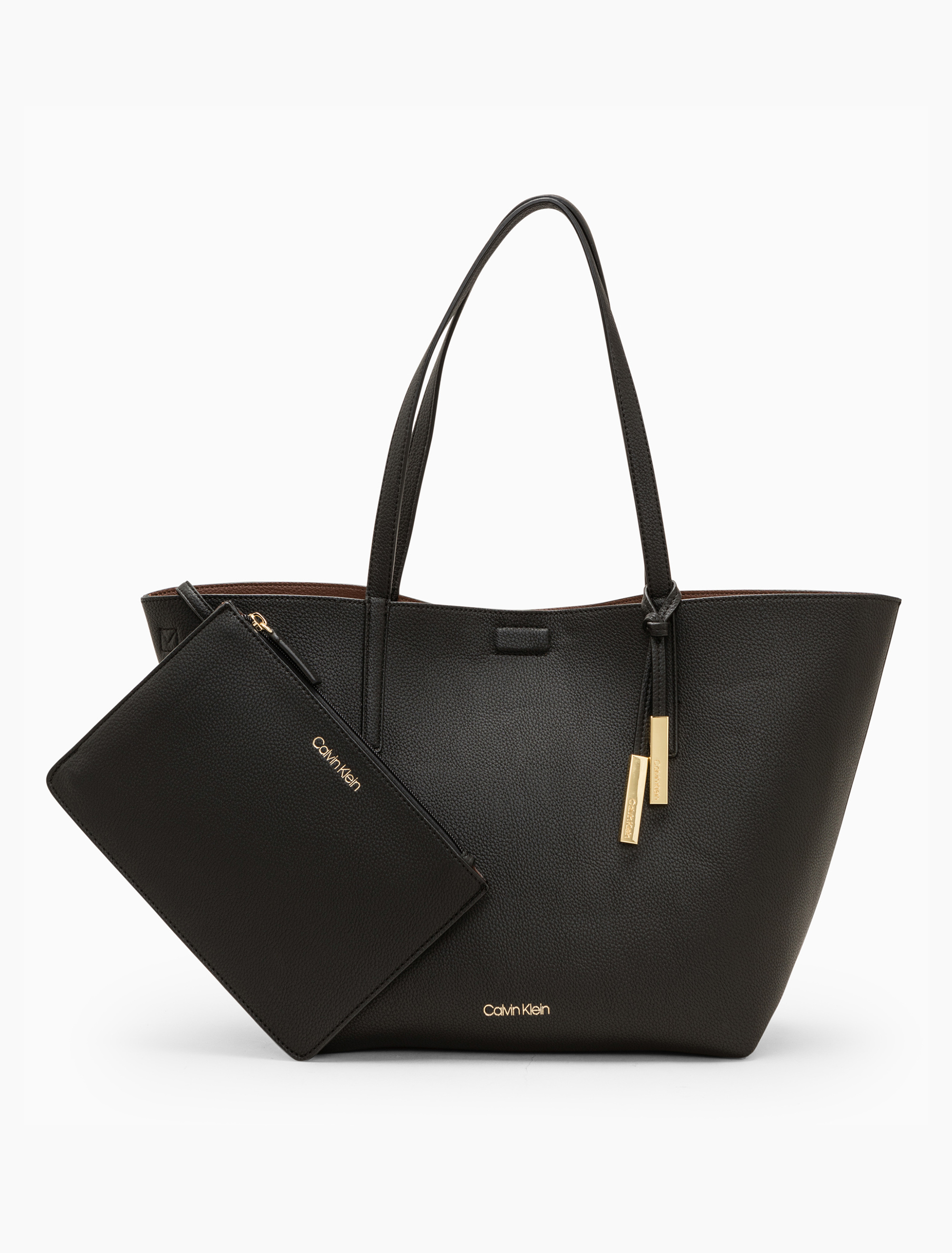 Calvin klein pebble outlet leather tote