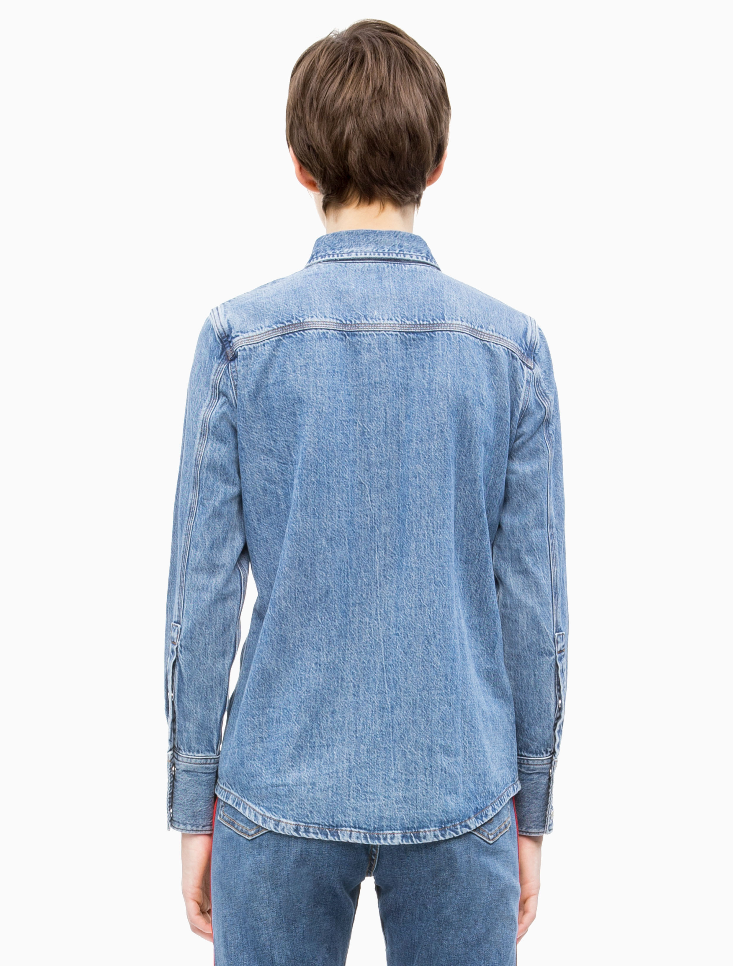 Long Sleeve Utility Shirt | Casual Shirts | Calvin Klein