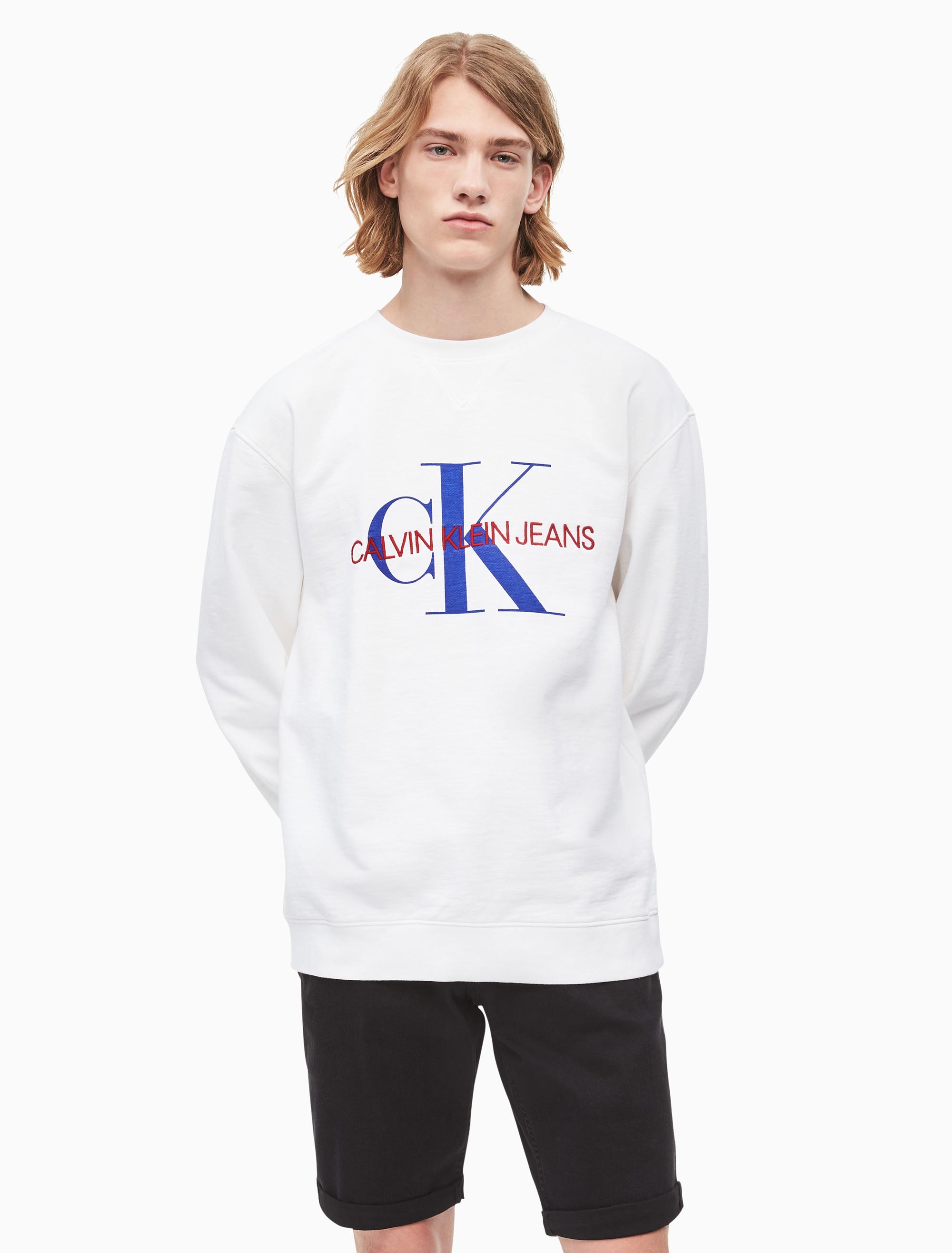 Monogram Logo Sweat | Knitwear | Calvin Klein