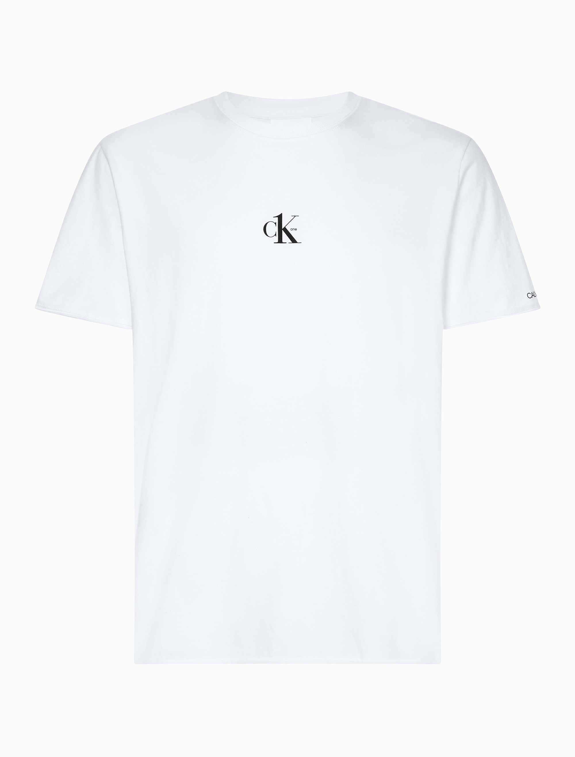 T-shirts Calvin Klein Organic Cotton Monogram T-Shirt White