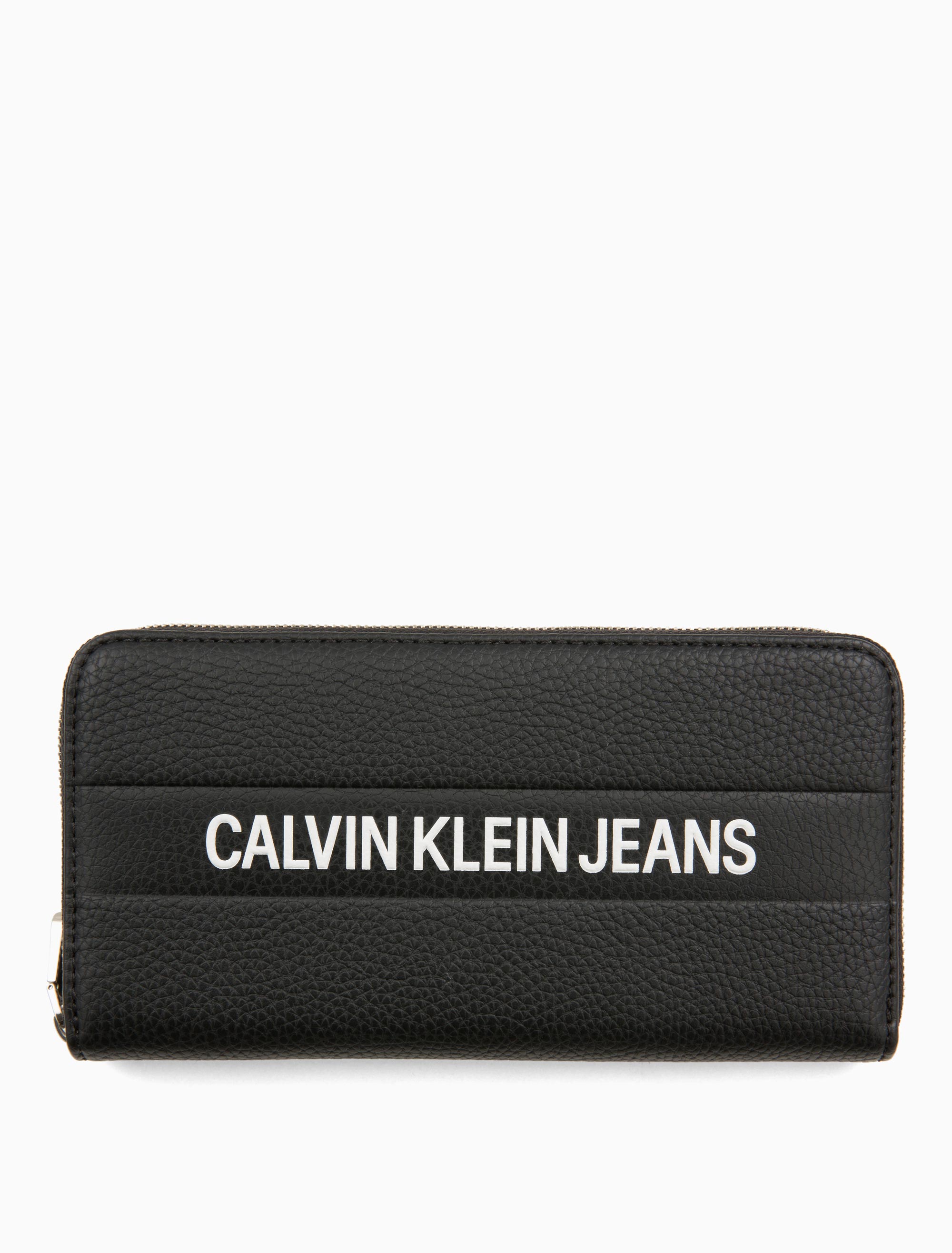 calvin klein large zip around wallet