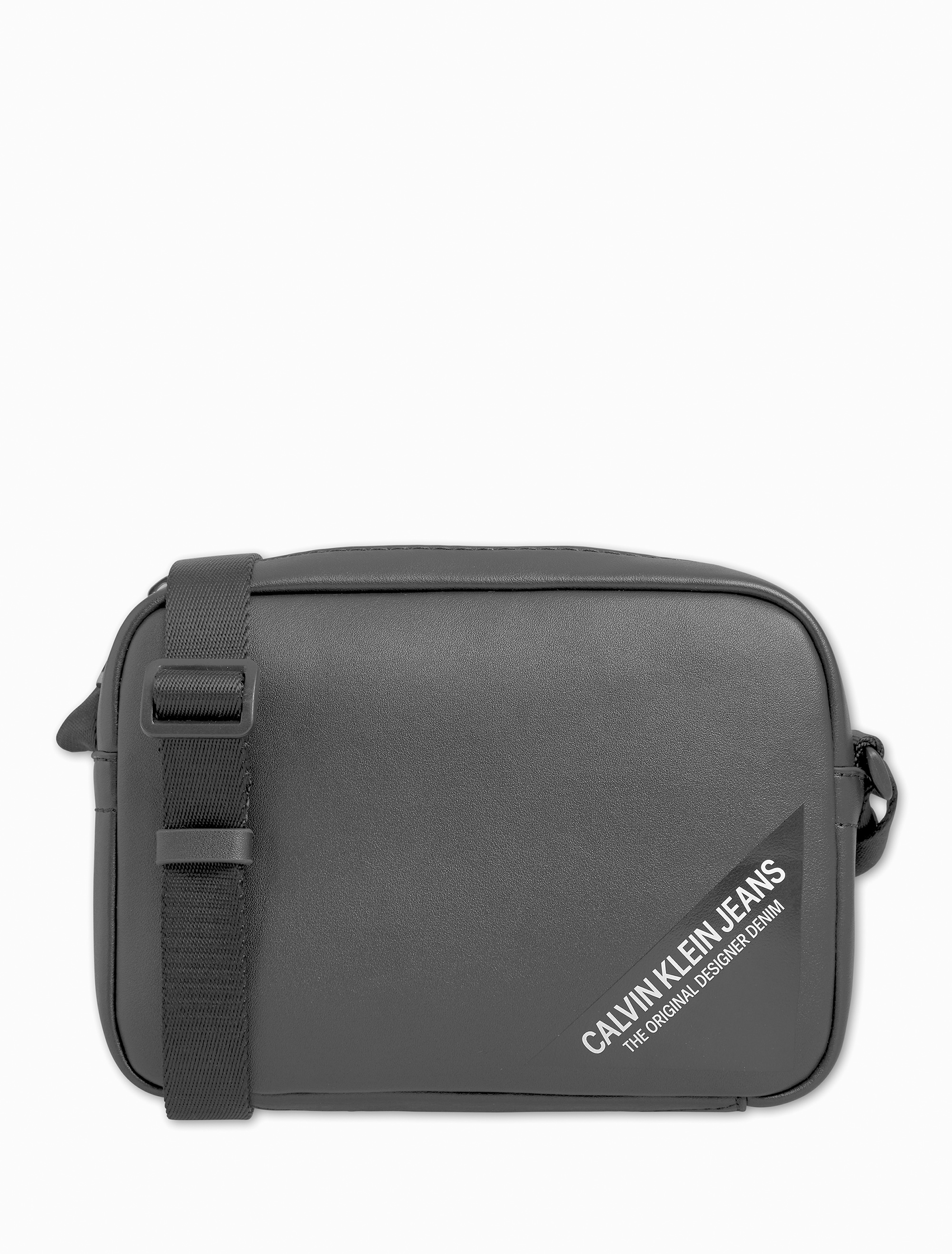 calvin klein black camera bag